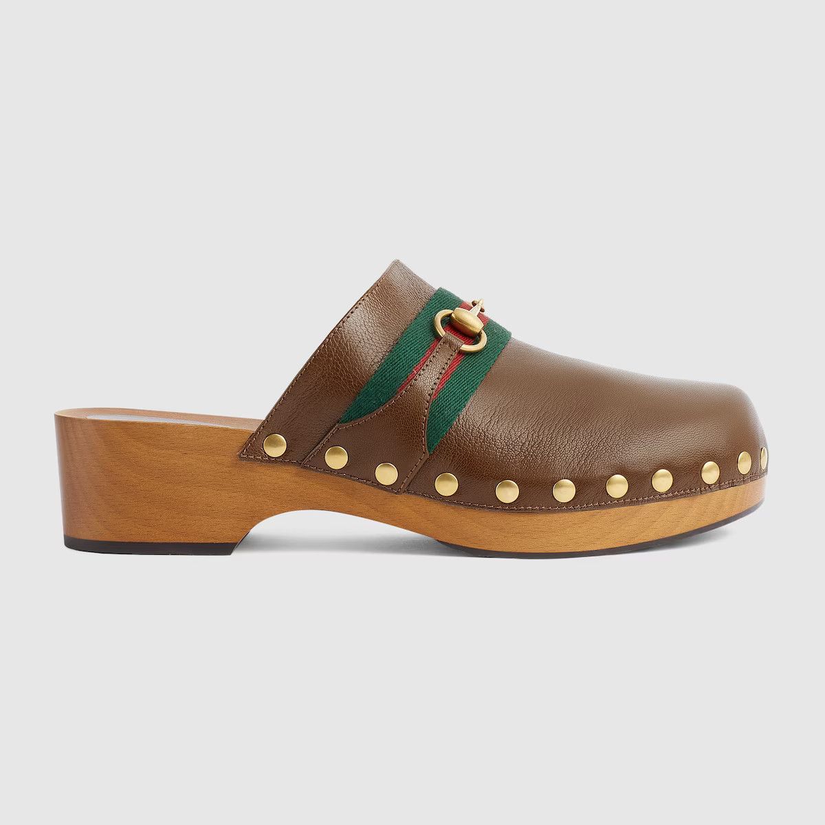 Gucci Leather Slides With All-Over Gg Motif | Grailed