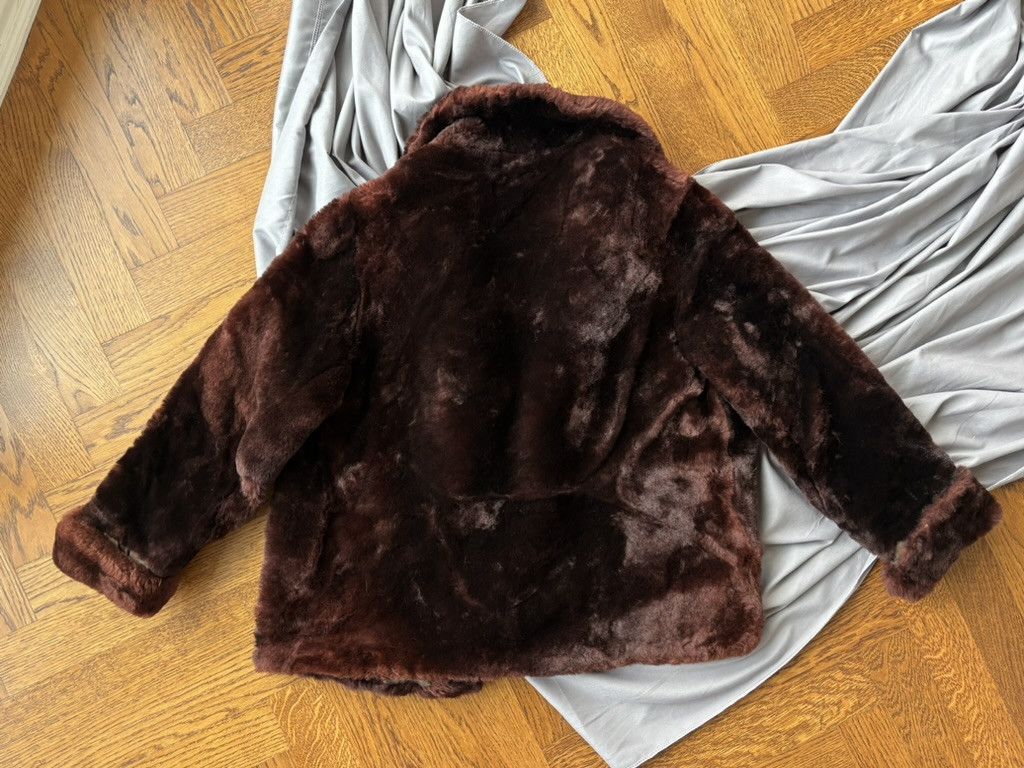 Vintage 1950s Fur Coat Vintage Sheared Beaver Overcoat Cropped Mob Size US S / EU 44-46 / 1 - 23 Thumbnail