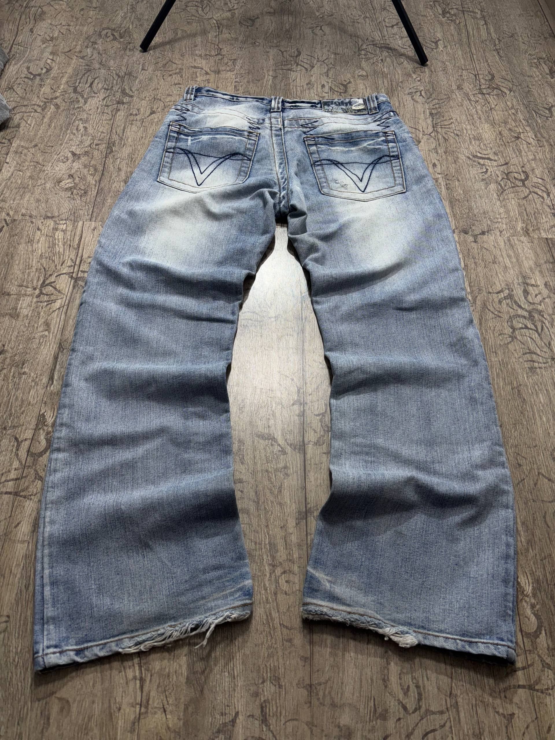 Hysteric Glamour VtG Balenciaga FLARED RICK OWENS type! RARE Jeans Size US 32 / EU 48 - 1 Thumbnail