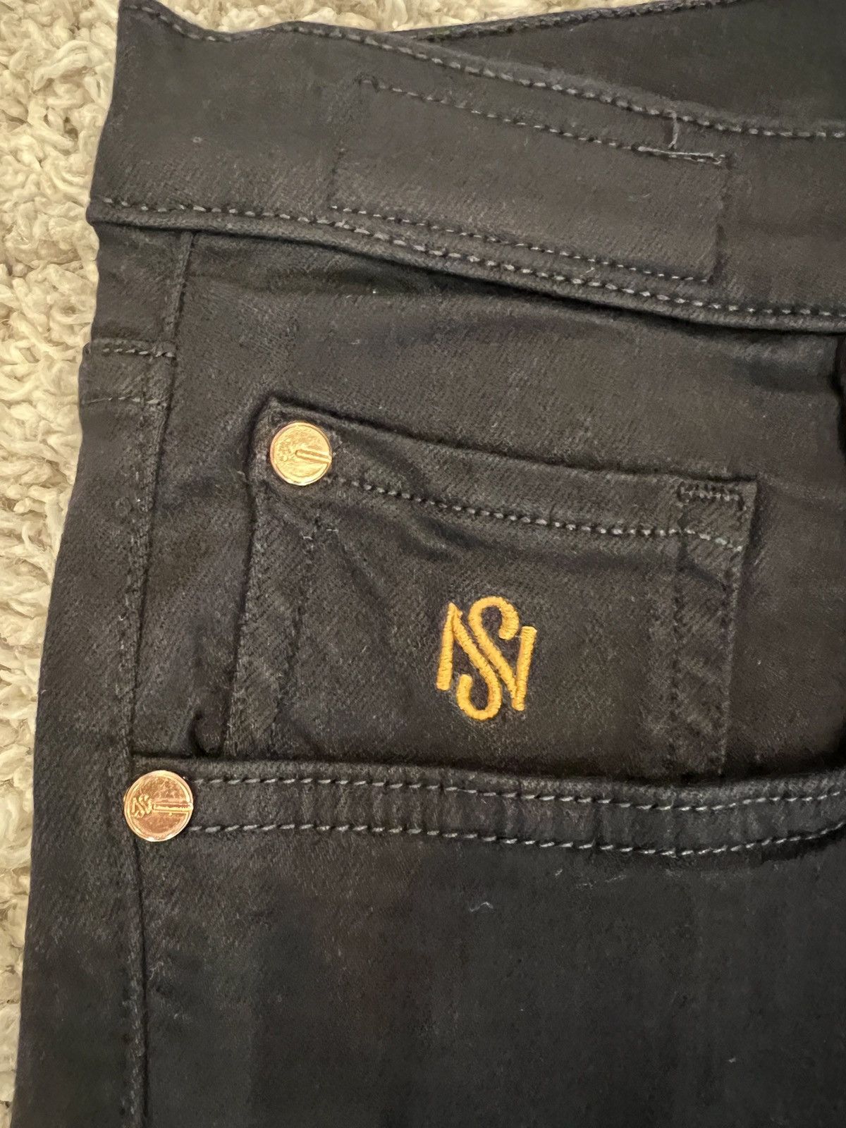 Other SOUL OF NOMAD Akira Skinny Denim Jeans NightRider Black Size US 32 / EU 48 - 3 Thumbnail