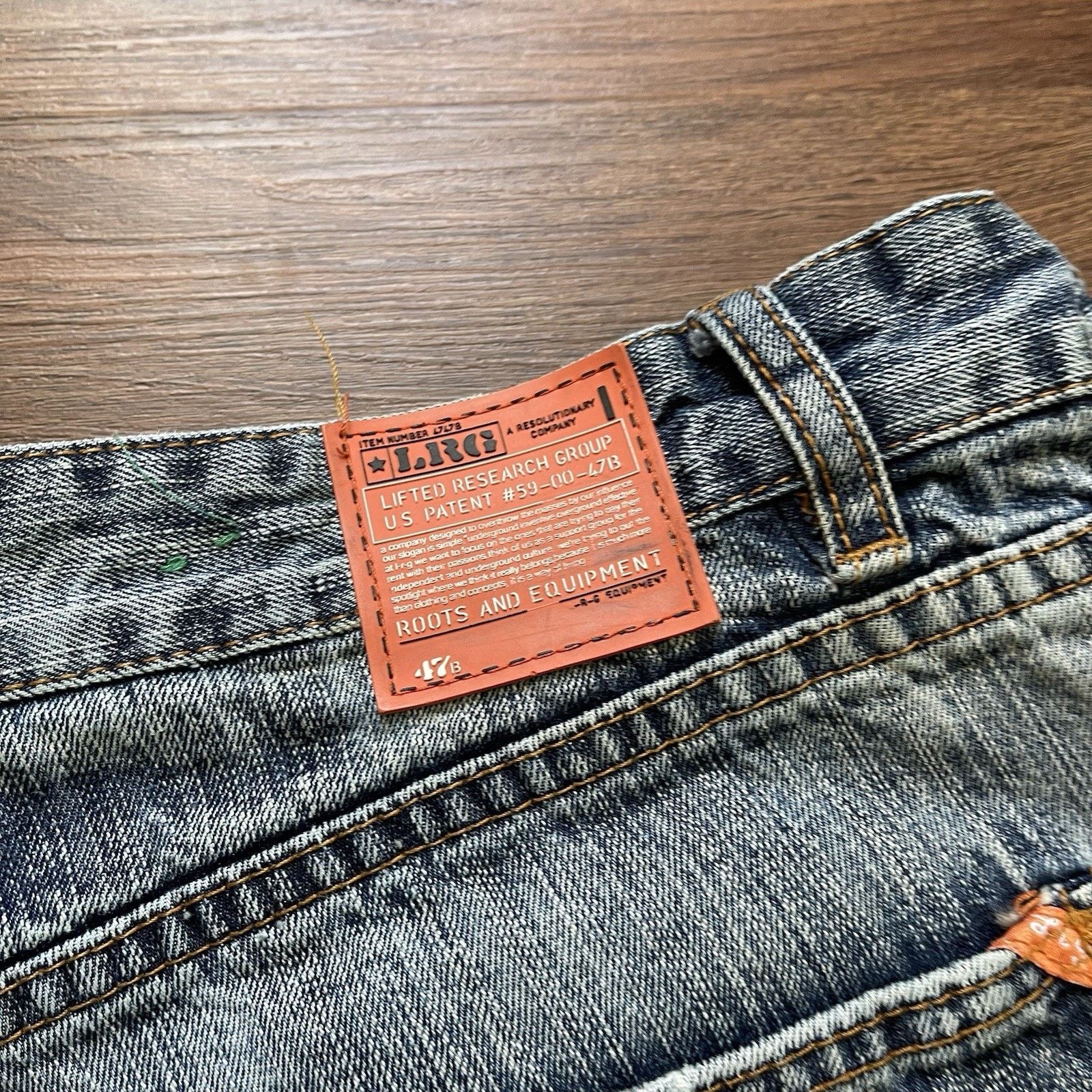LRG Vtg Y2K Lifted Research Group LRG Jeans LR Geans Baggy 44x34 Size US 44 / EU 60 - 5 Thumbnail
