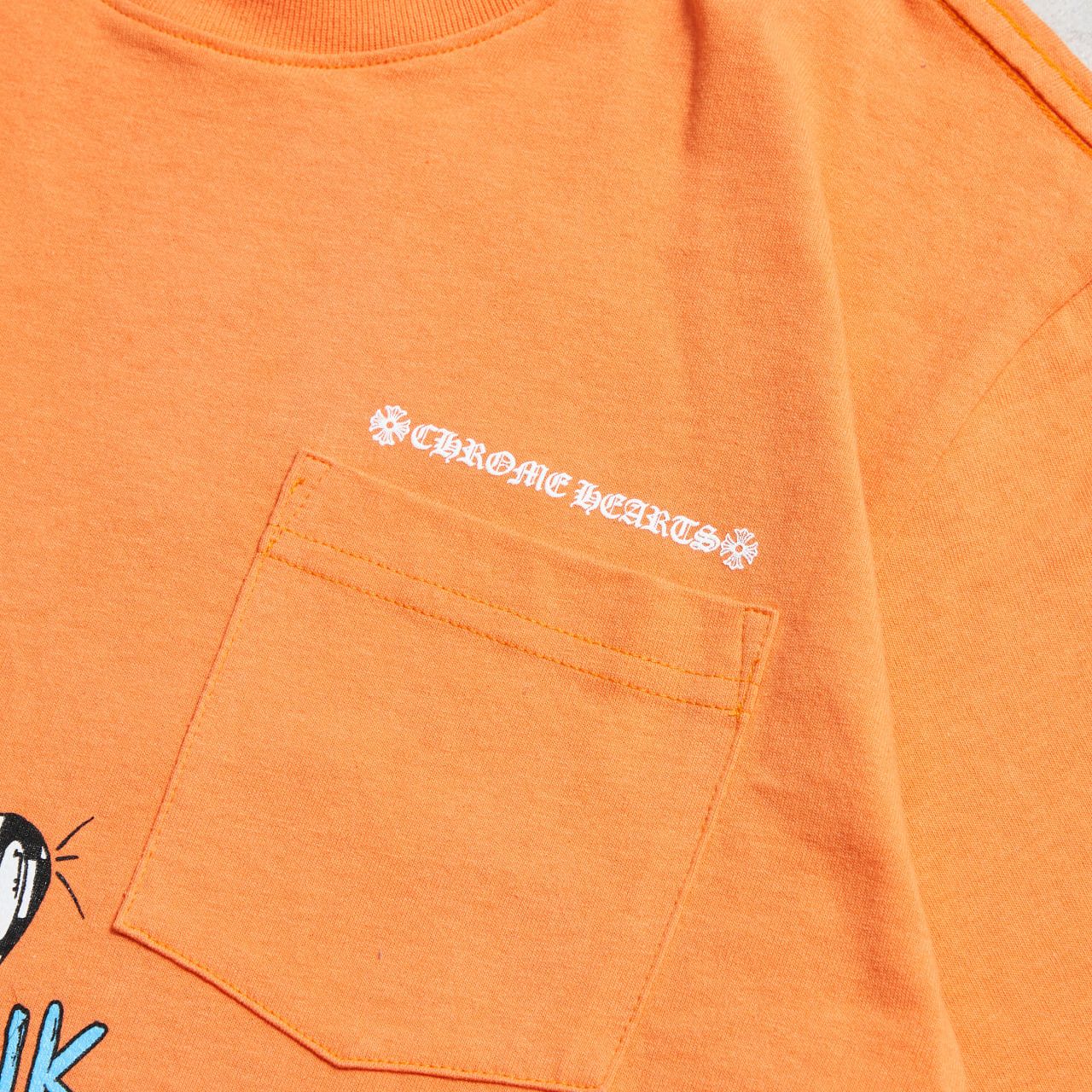 CHROME HEARTS Matty Boy Link Build T Shirt ORANGE