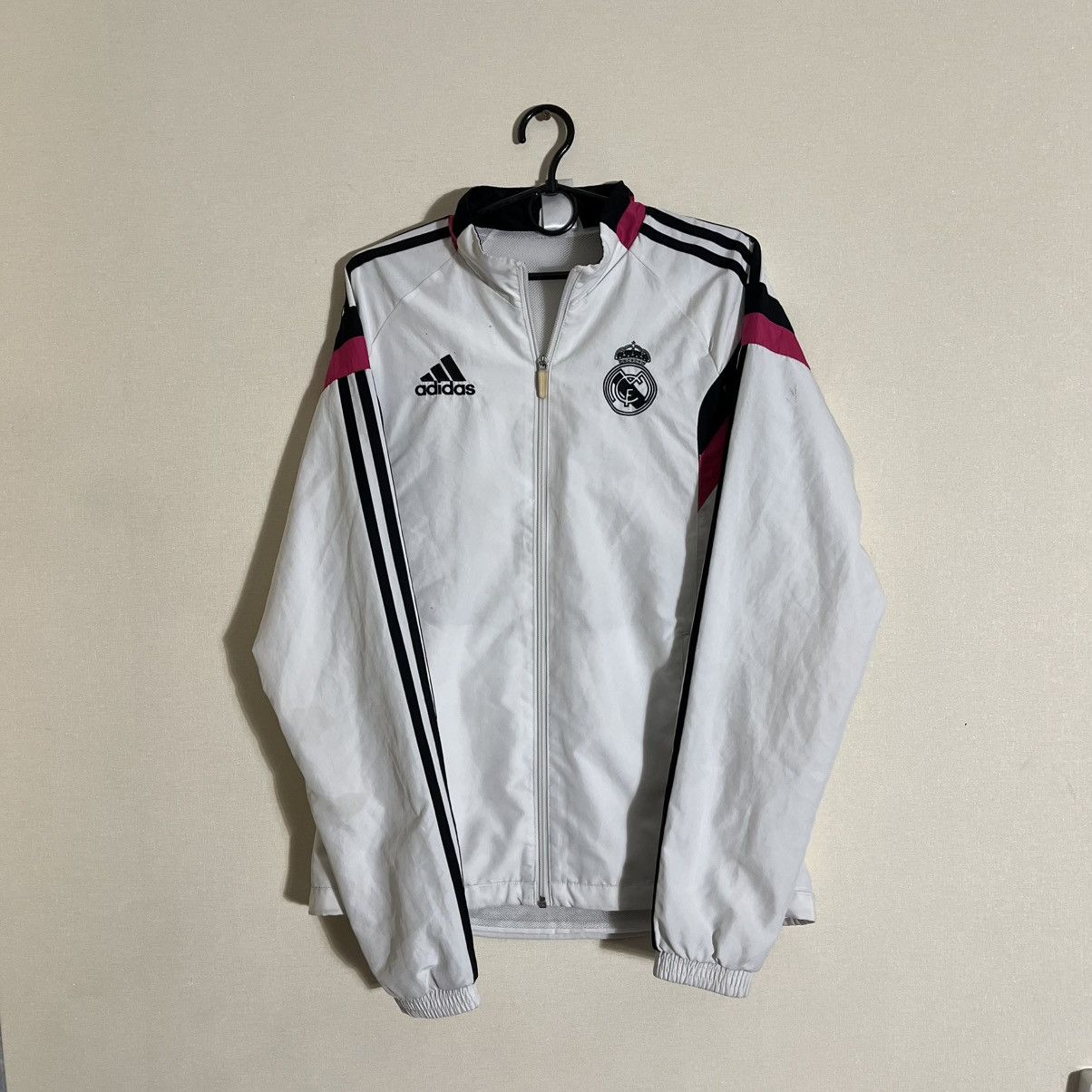 Adidas Vintage Adidas Real Madrid Track Jacket Size US S / EU 44-46 / 1 - 1 Thumbnail