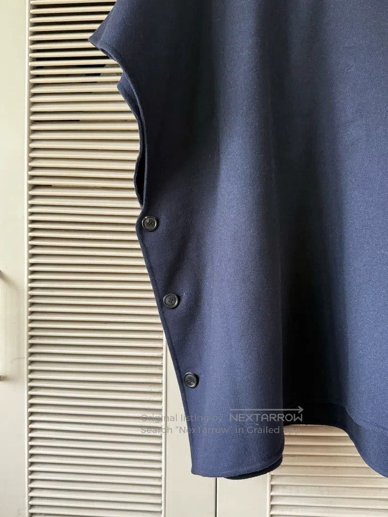 Dior Dior Dark blue cashmere cloak coat Size XS / US 0-2 / IT 36-38 - 5 Thumbnail