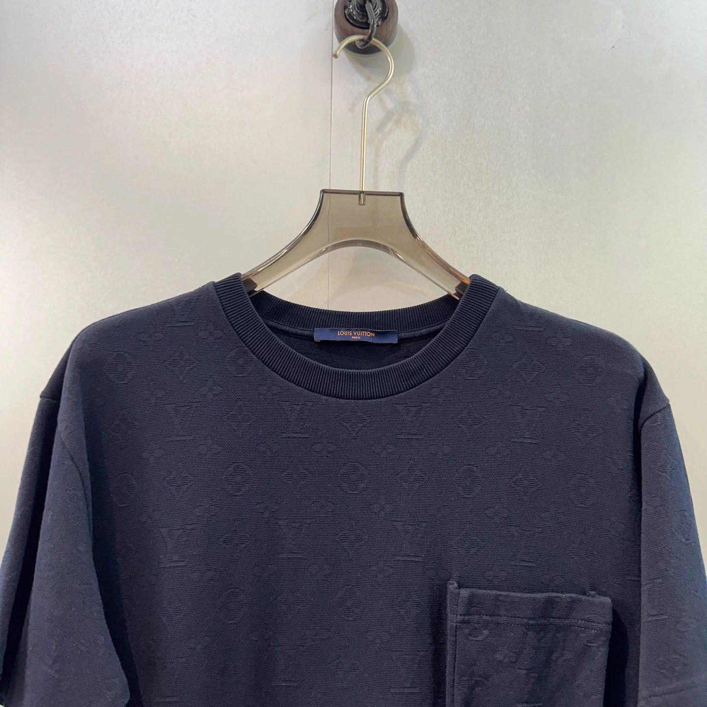 Louis Vuitton Louis Vuitton Navy Allover Print Short-Sleeve Tee Size M Size US M / EU 48-50 / 2 - 4 Thumbnail