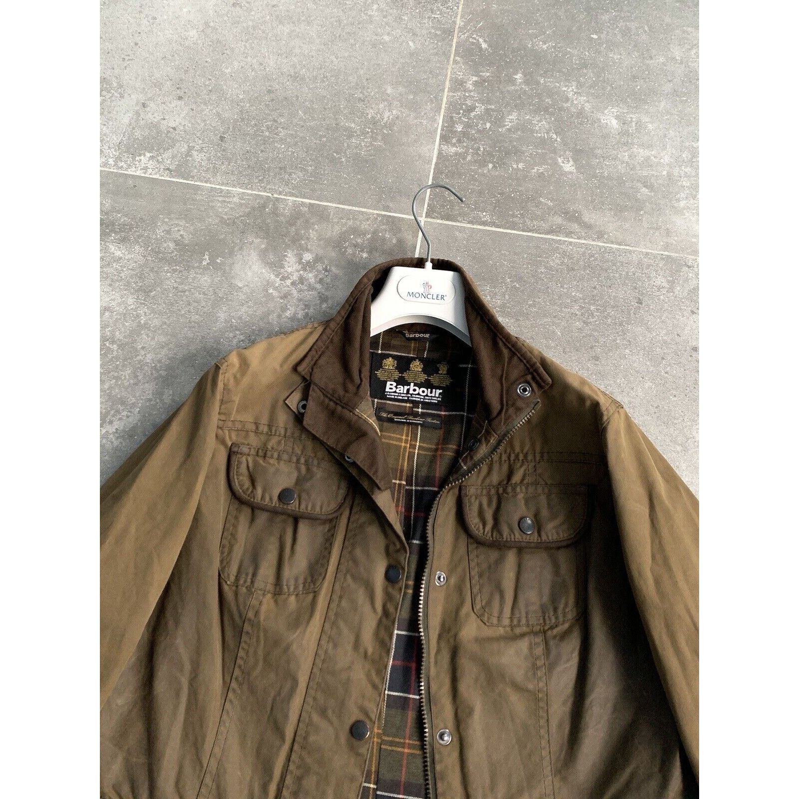 Barbour Women's BARBOUR UTILITY WAX Jacket Coat UK 12 US 8 EU 40 M Size M / US 6-8 / IT 42-44 - 6 Thumbnail