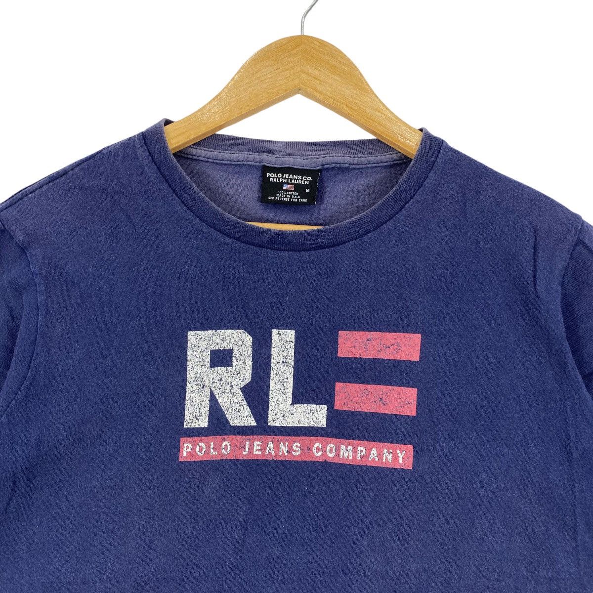 Polo Ralph Lauren Vintage 90’ POLO JEANS RALPH LAUREN Company Tee Shirt Top Size M / US 6-8 / IT 42-44 - 2 Thumbnail