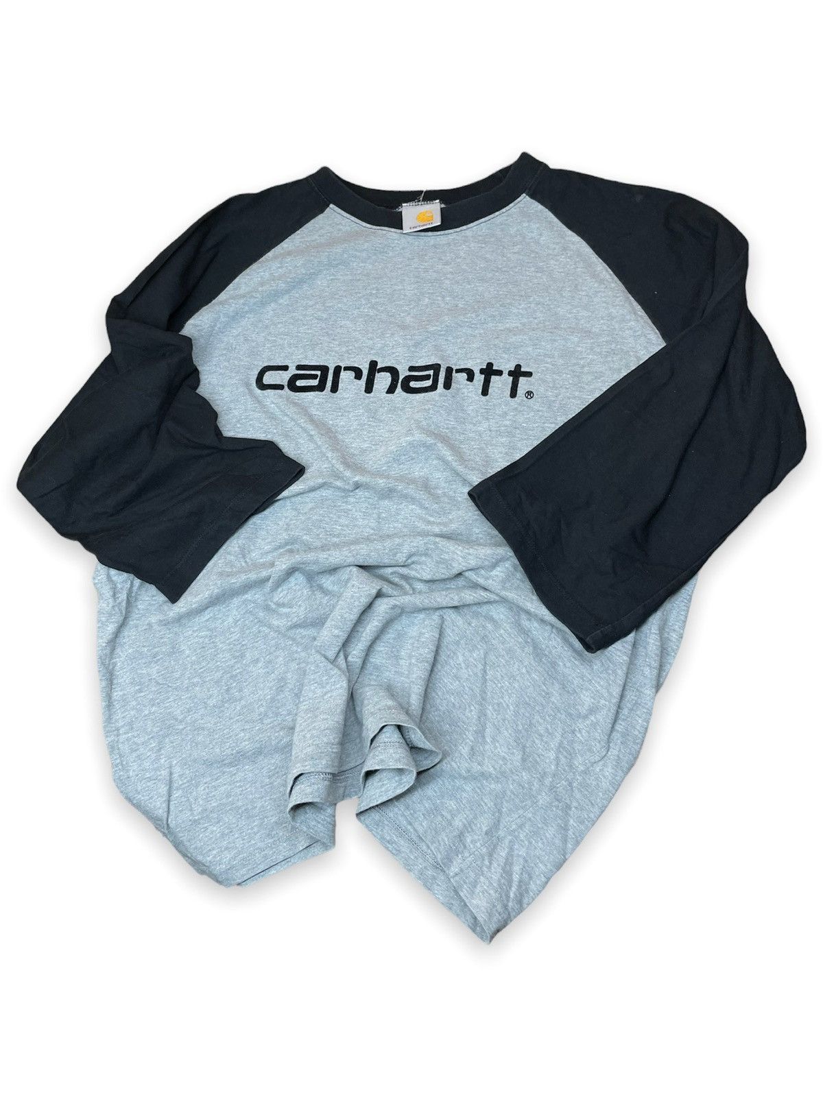 Carhartt × Carhartt Wip Vintage Big Logo Athletic Script Heather 3/4 Sleeve Top Gray T-Shirt Size US S / EU 44-46 / 1 - 5 Thumbnail
