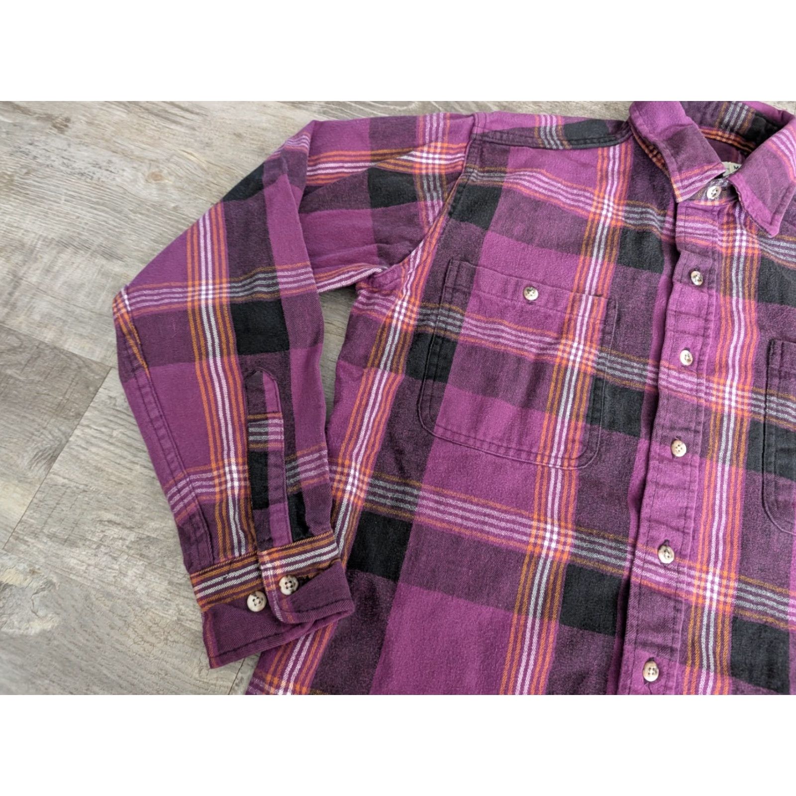 Vintage VINTAGE St John's Bay Plaid Flannel Shirt Mens M Tall Heavyweight Purple Shirt Size US M / EU 48-50 / 2 - 4 Thumbnail
