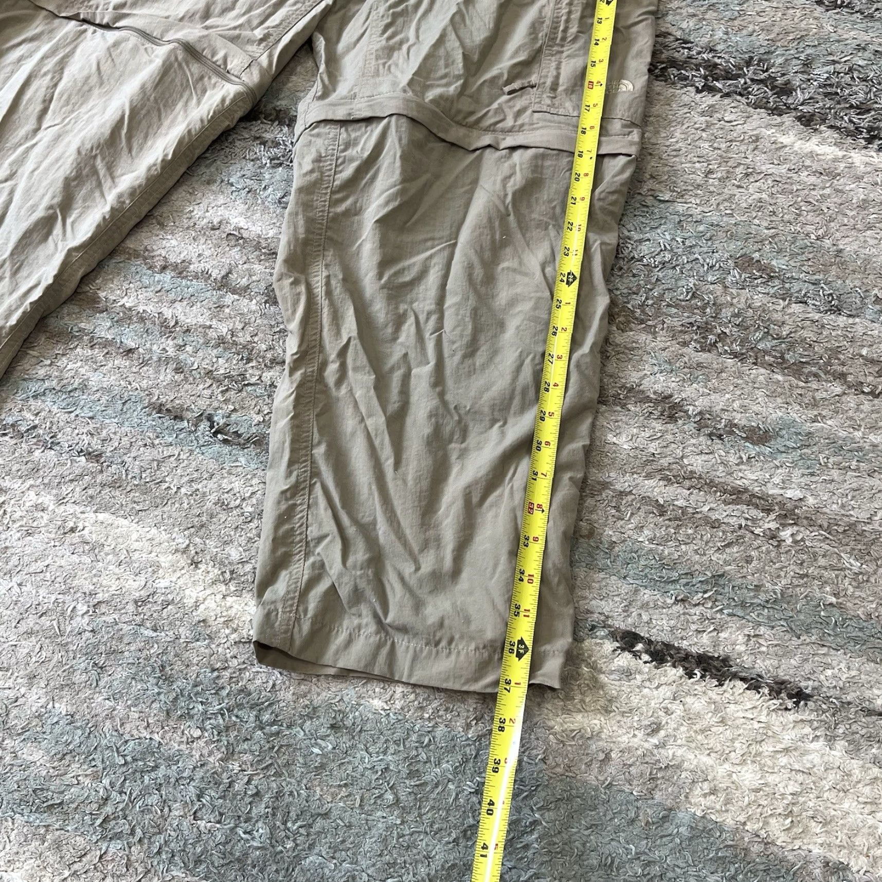The North Face The North Face Cargo Pants Mens XL Beige Convertible Nylon Hiking Size US 36 / EU 52 - 6 Thumbnail