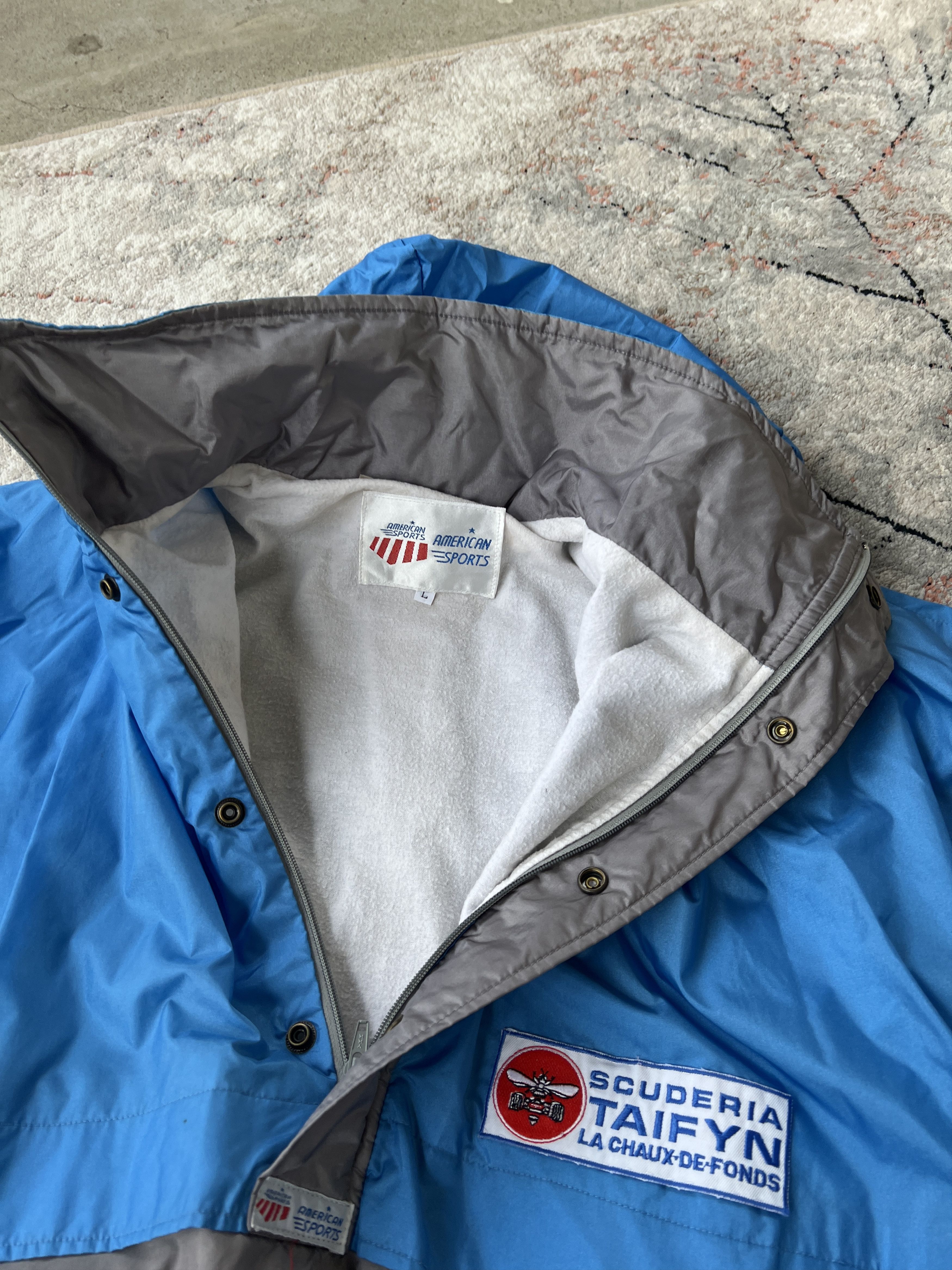 Vintage American Sport Scuderia Taifyn La Chaux-De-Founds Size US L / EU 52-54 / 3 - 3 Thumbnail