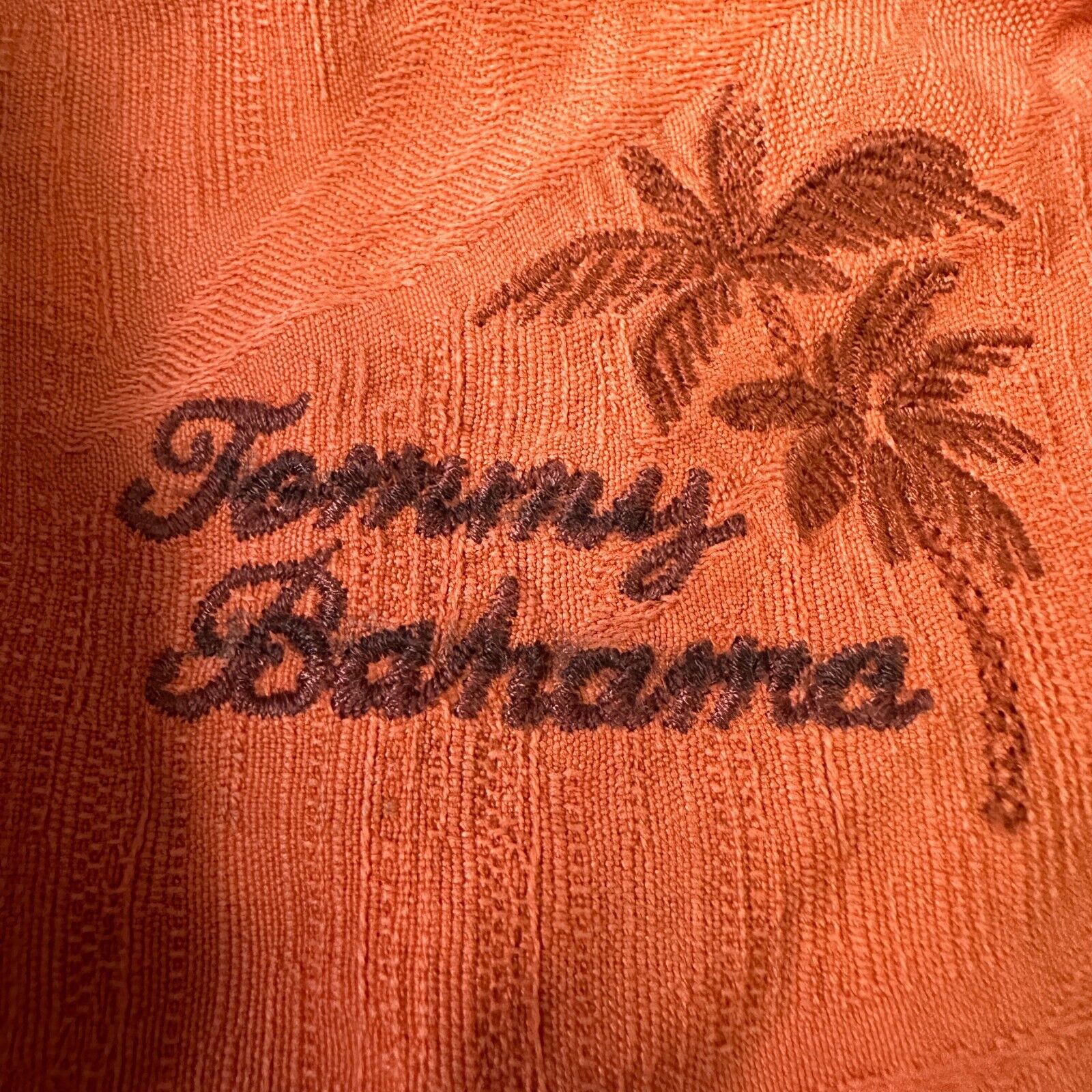 Tommy Bahama Tommy Bahama Shirt Men's XL Coral 100% Silk Short Sleeve Size US XL / EU 56 / 4 - 6 Thumbnail
