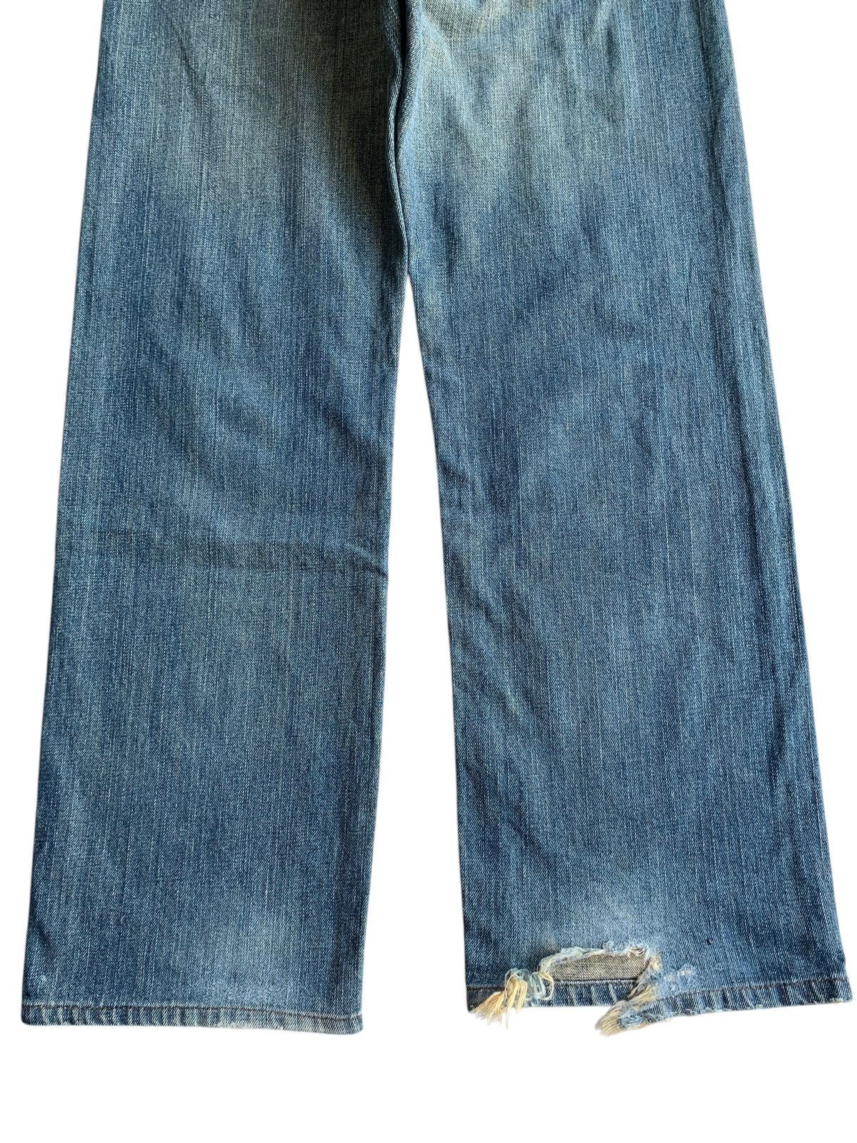 Edwin × Kapital × Vintage VINTAGE EDWIN 505 SELVEDGE RUSTY DISTRESSED DENIM Size US 30 / EU 46 - 9 Thumbnail