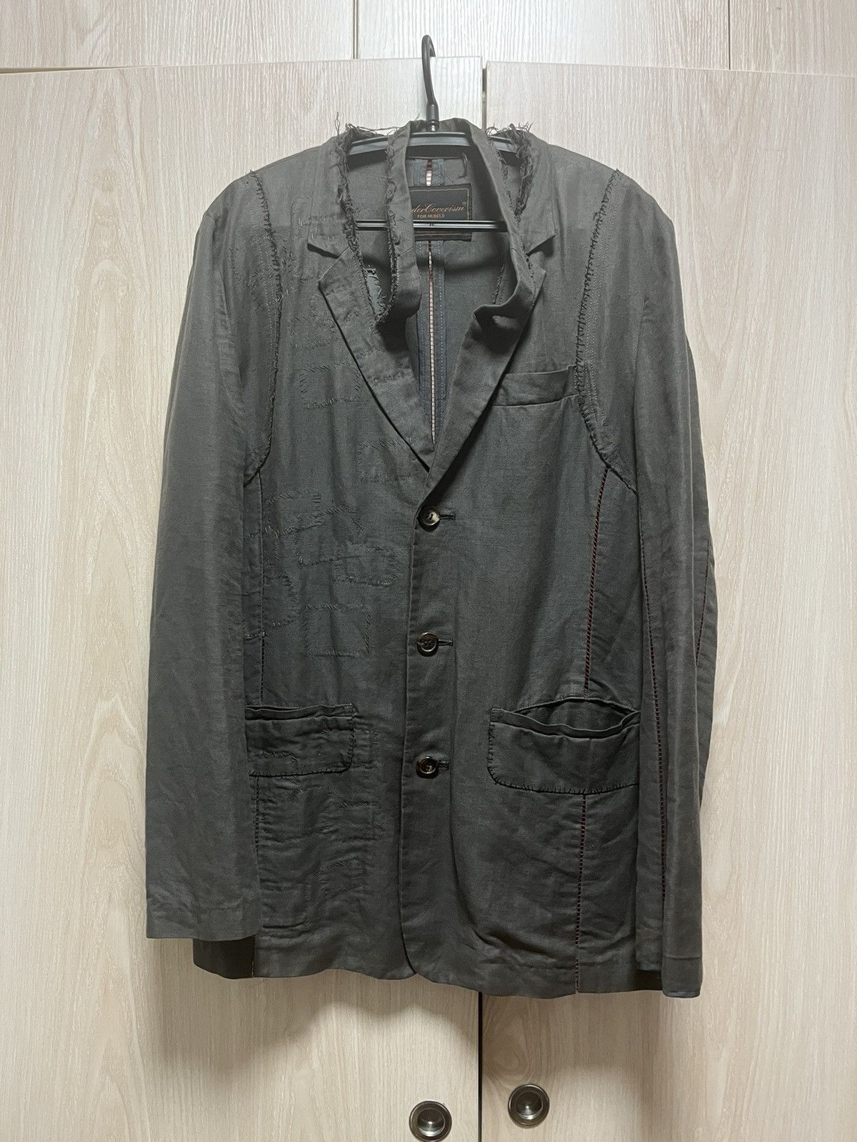 Undercover undercover 03ss “scab”blazer Size 48L - 3 Thumbnail