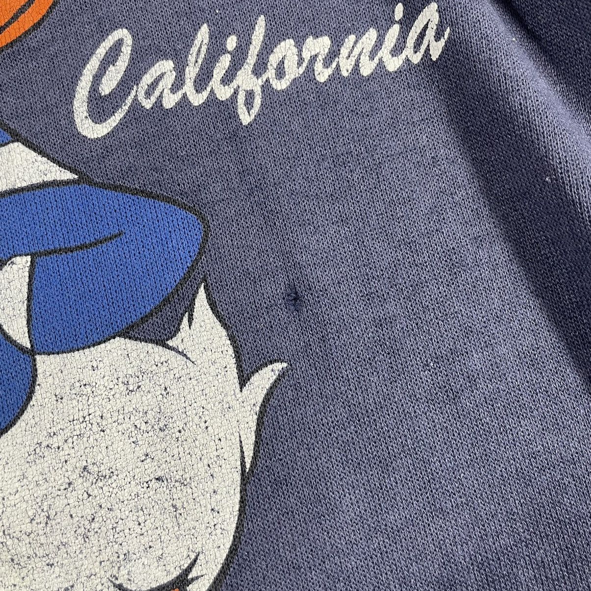 Vintage Vintage Hoodie 90s Tultex Donald Duck “ Distressed “ Size US L / EU 52-54 / 3 - 6 Thumbnail
