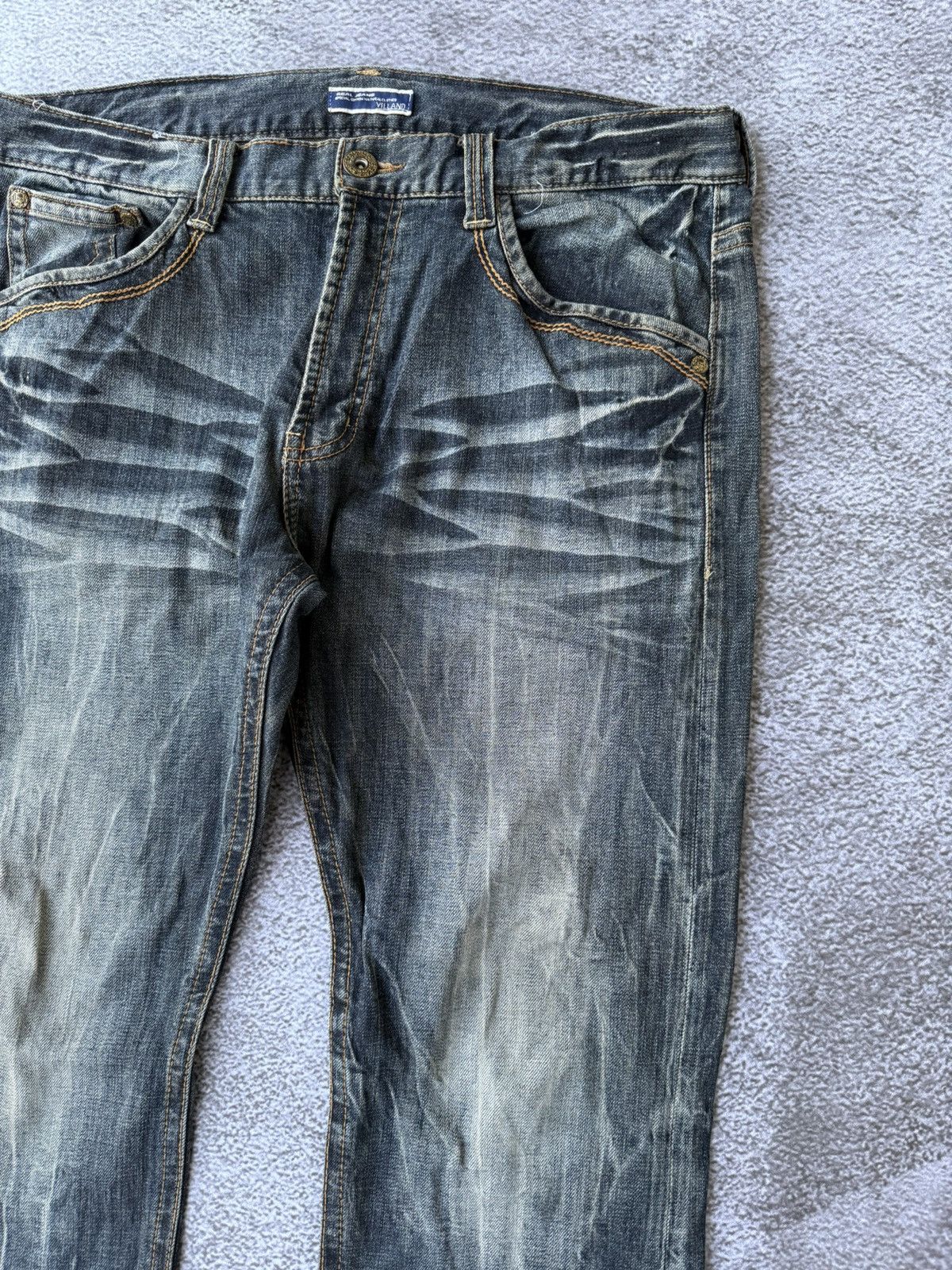 20471120 × Beauty Beast × Japanese Brand Villand stone real jeans special editon natural clothes Size US 35 - 3 Thumbnail