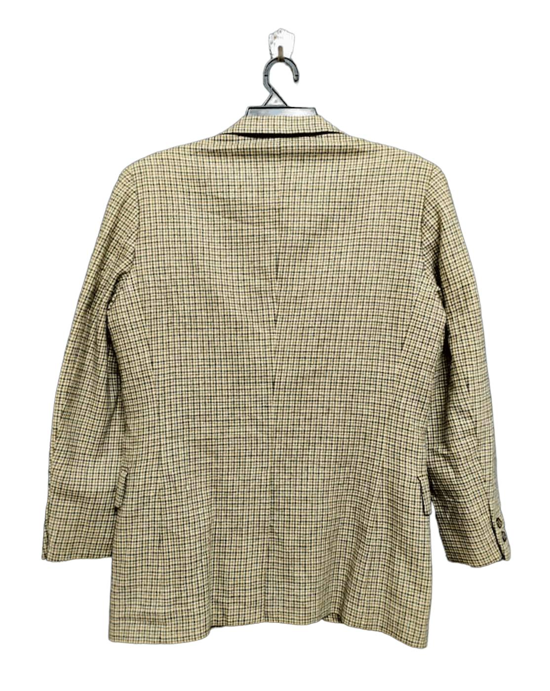 Burberry Vintage Burberry Checked Wool Blazer Jacket Size US M / EU 48-50 / 2 - 2 Thumbnail