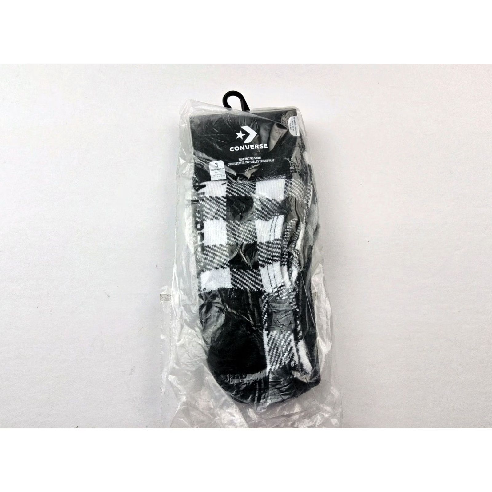 Converse Converse No-Show Socks 3 Pairs One Size 8-11 Multicolor Knit Socks Size US 4 / IT 34 - 2 Thumbnail