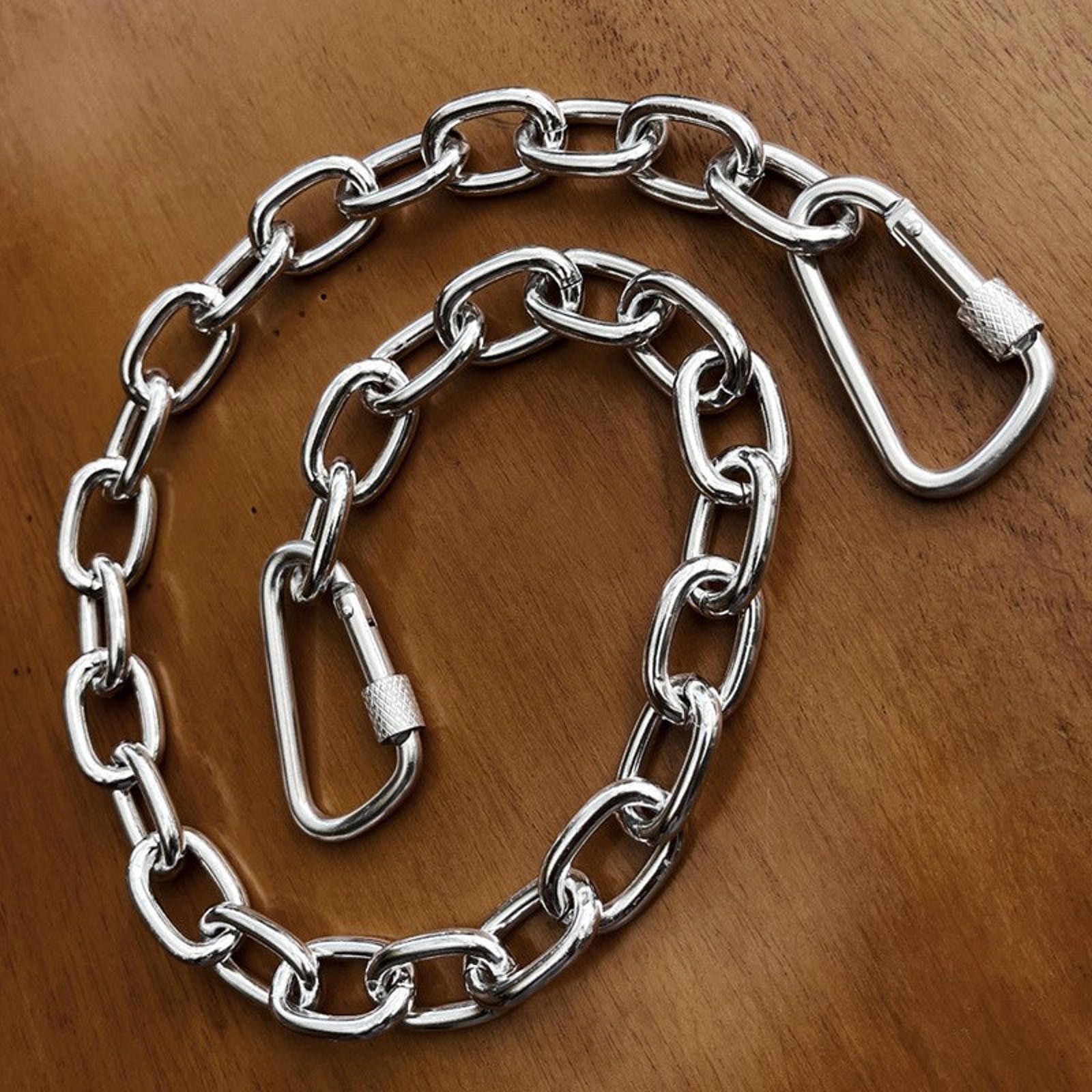 Jewelry Aluminum Buckle Thick Pants Chain, Wallet Chain Size ONE SIZE - 4 Thumbnail