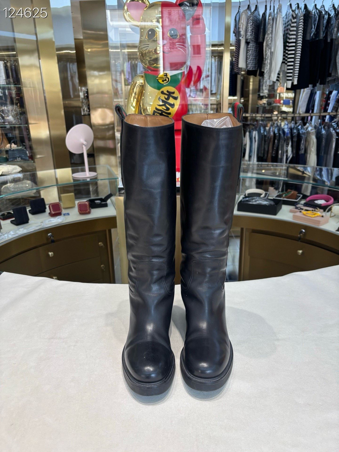 Gucci Gucci Classic Bee Knee-High Boots Size US 7.5 / IT 37.5 - 1 Thumbnail