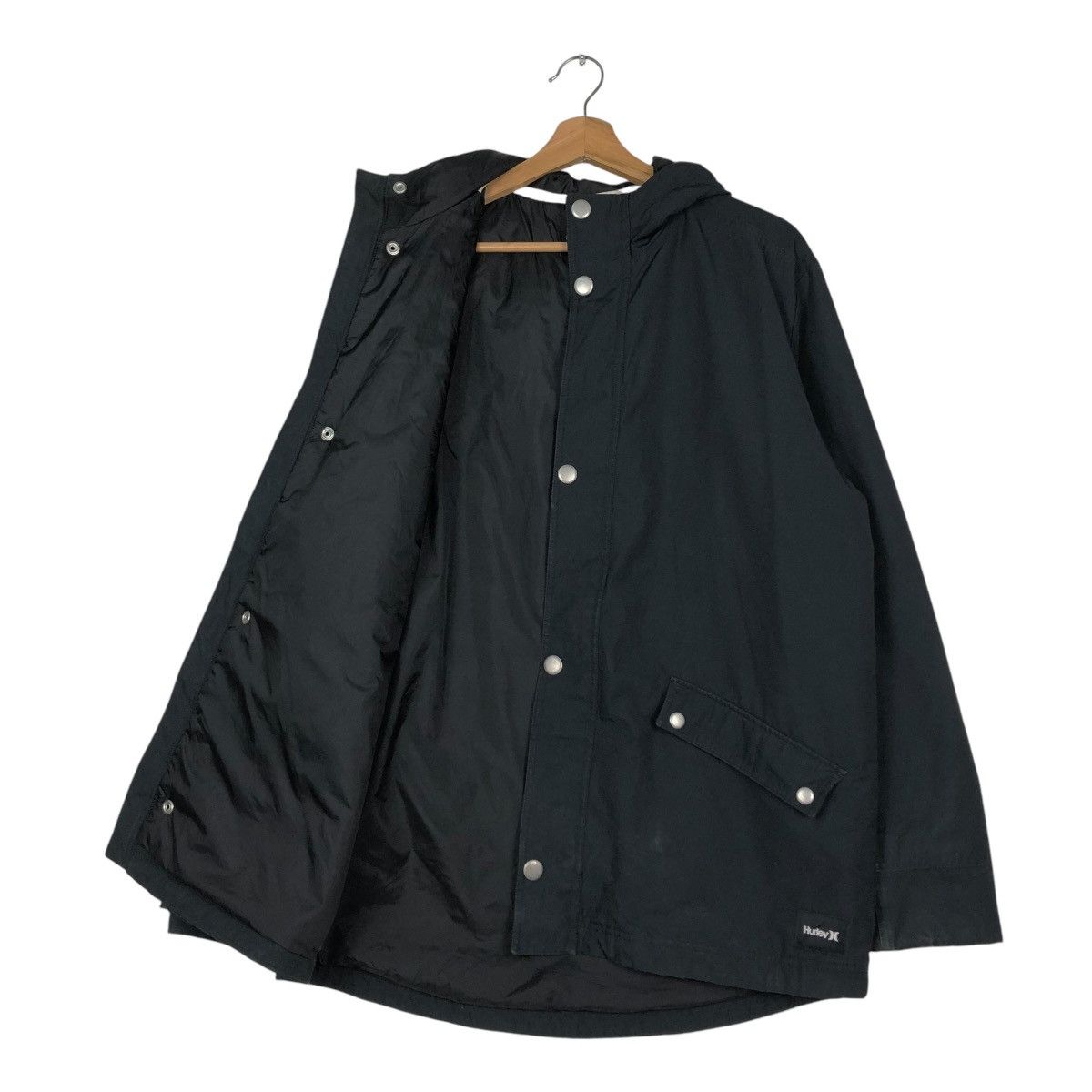 Hurley 🔥VINTAGE HUNTING JACKET ICONIC BLACK SURVIVAL HURLEY CARGO Size US M / EU 48-50 / 2 - 15 Thumbnail