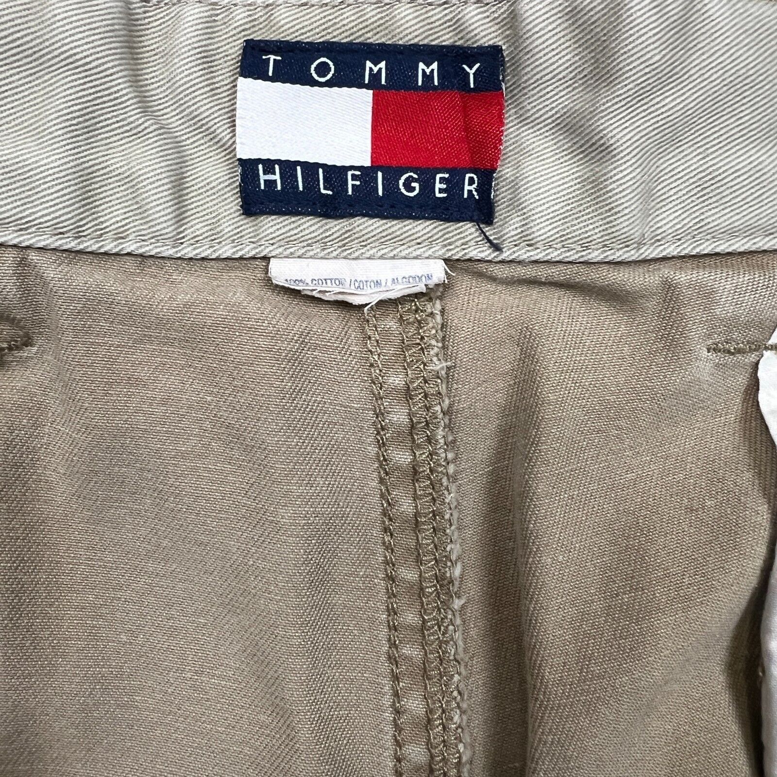 Tommy Hilfiger × Vintage Vintage Tommy Hilfiger Mens sz 38 Faded Classic 90s Khaki Size US 38 / EU 54 - 6 Thumbnail
