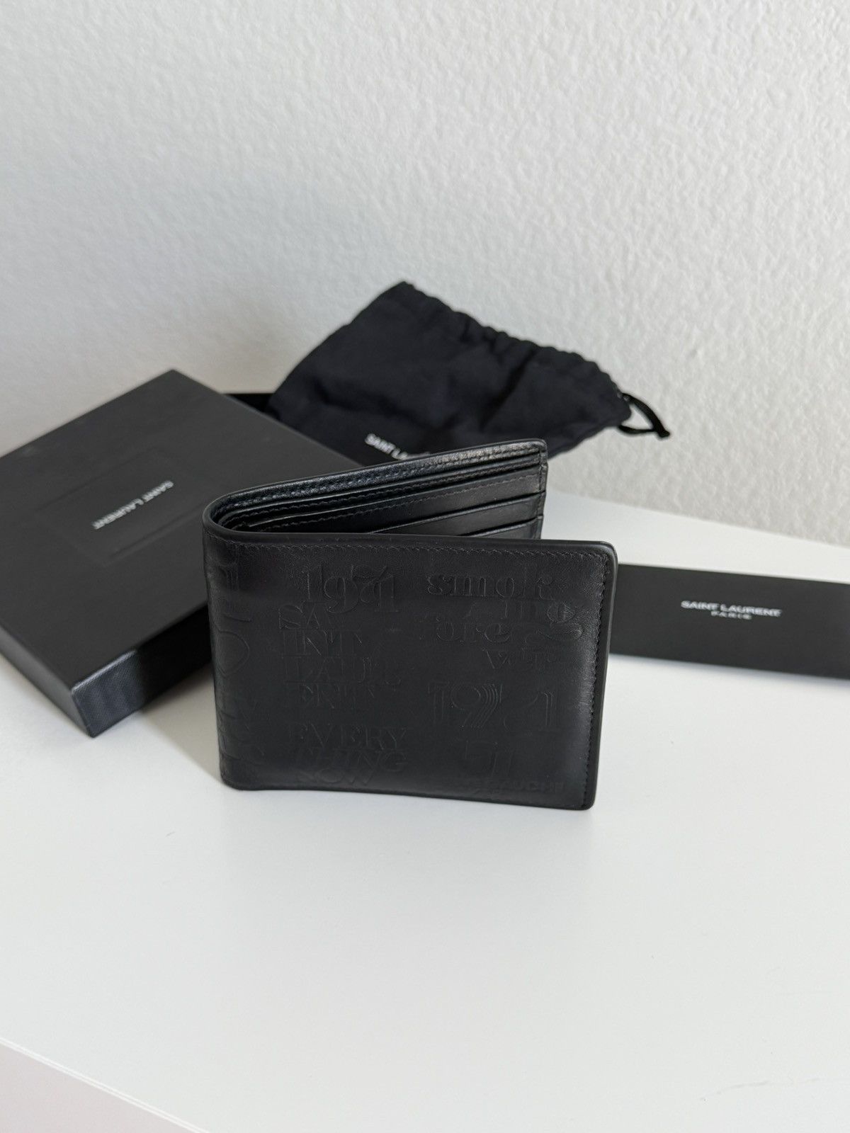 Yves Saint Laurent YSL Wallet Yves Saint Laurent “Smoking Forever” Rare Wallet Size ONE SIZE - 5 Thumbnail