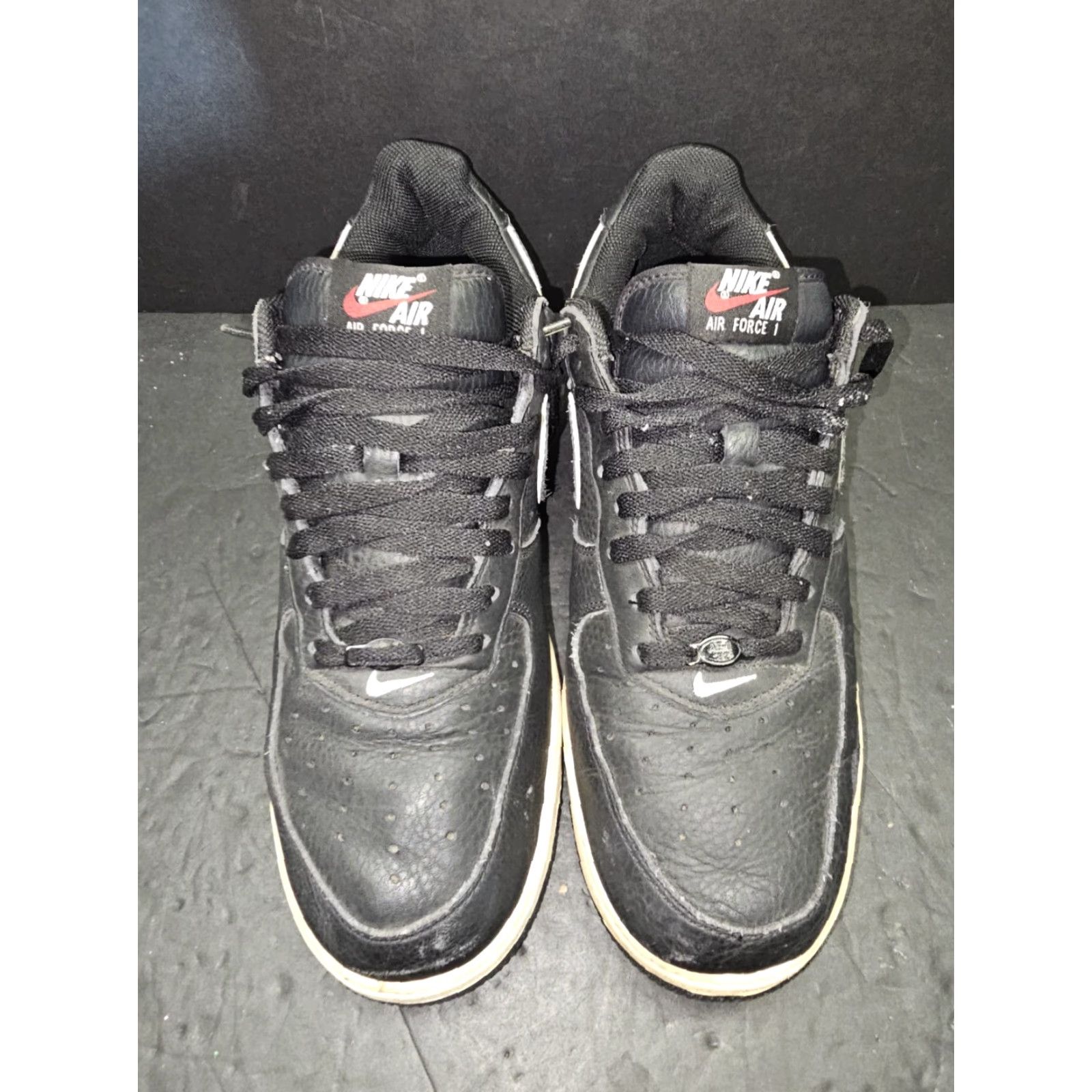 Nike VINTAGE Nike Air Force 1 Low Retro NYC Kith 2016 Black White Red 845053-002 Mens Sz 11.5 Size ONE SIZE - 3 Thumbnail