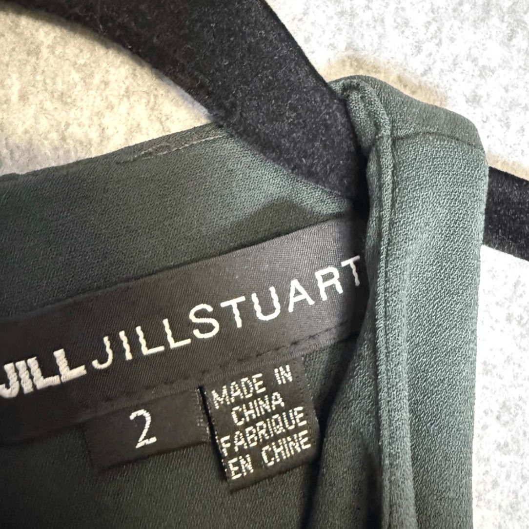 Vintage VINTAGE? (no) Jil by Jill Stuart Dress Midi Length Sleeveless A-Line Vest Upper Gray Women 2 Size 2 Gray Womens Size XS / US 0-2 / IT 36-38 - 4 Thumbnail