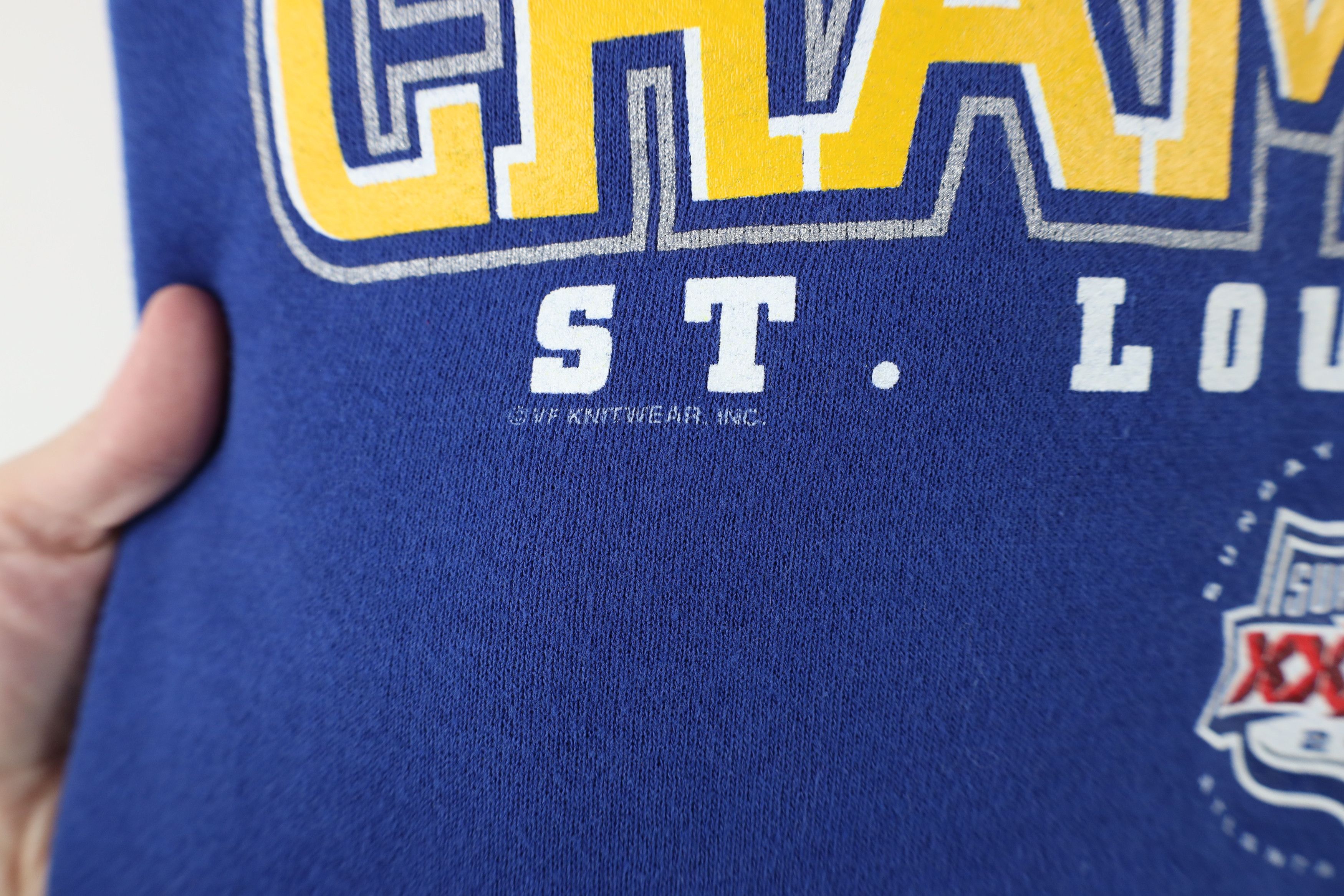 Vintage Vintage Y2K 2000 Champs St Louis Rams Football Sweatshirt Size US XXL / EU 58 / 5 - 5 Thumbnail