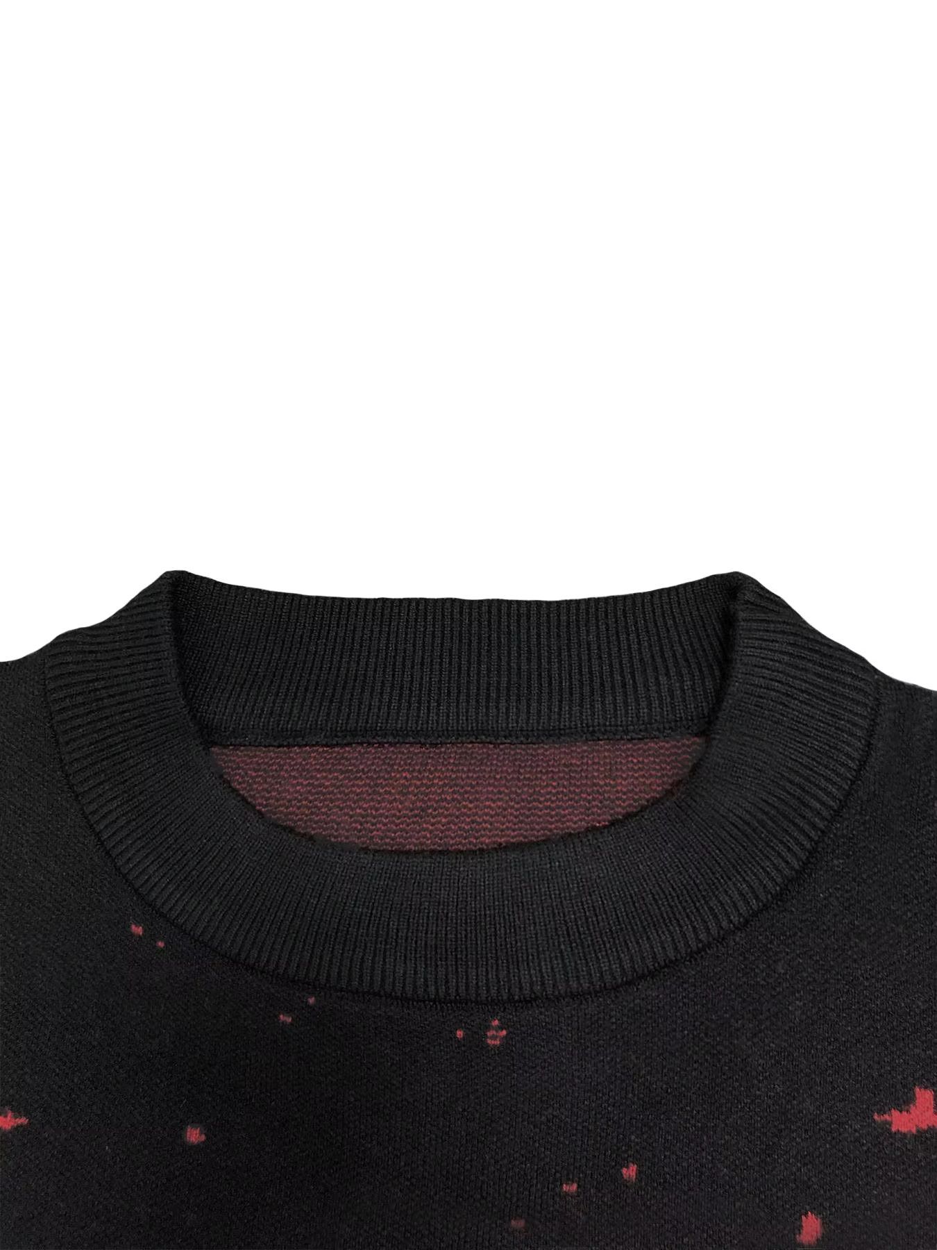 Other Starry Sky Pattern Fashionable Knitted Pullover Sweater Size US L / EU 52-54 / 3 - 3 Thumbnail