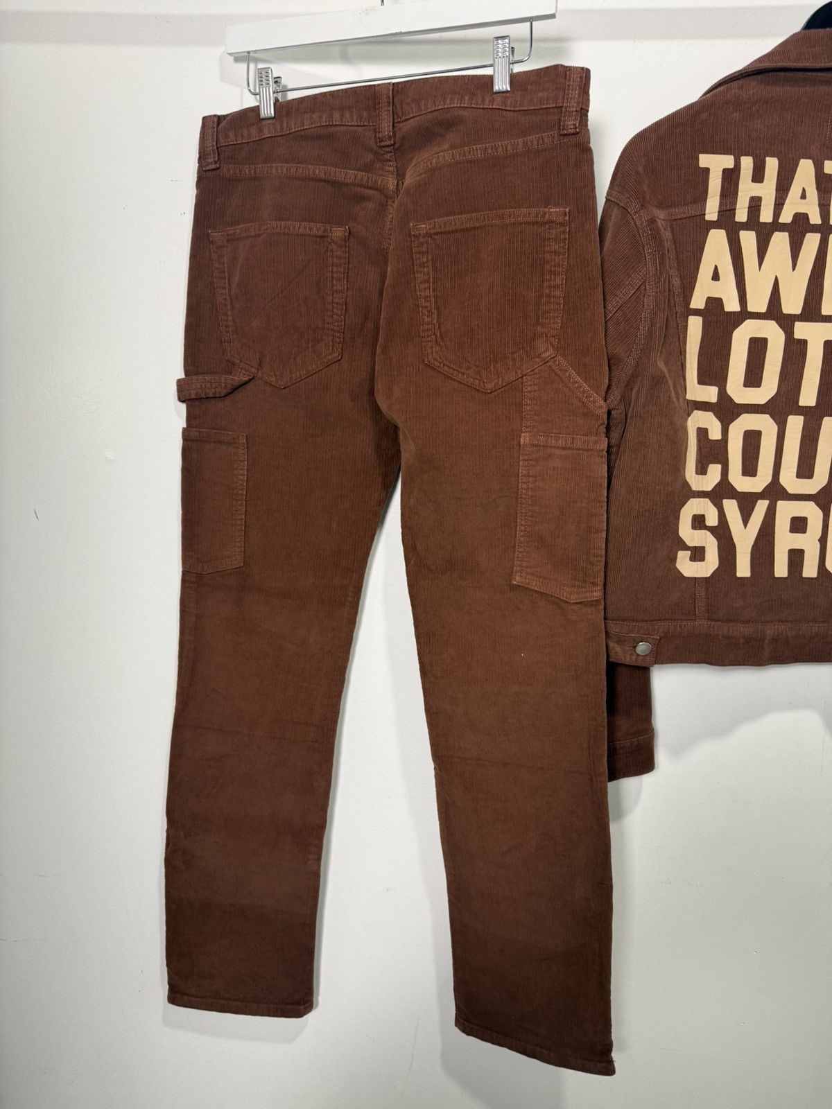 Awful Lot of Cough Syrup brown corduroy suit Size US 34 / EU 50 - 9 Thumbnail