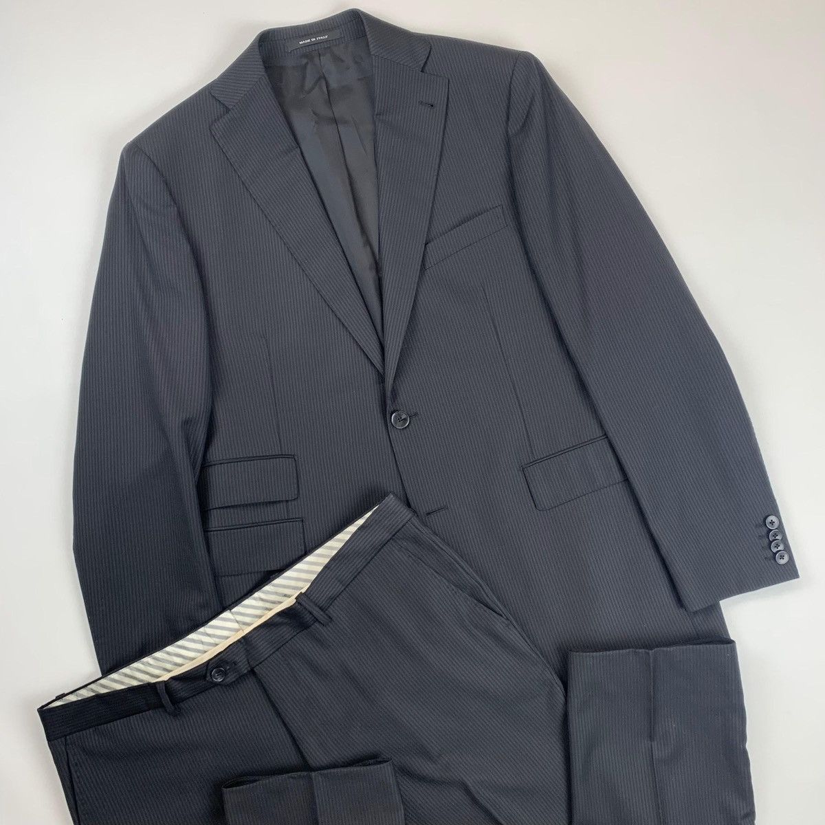 Tagliatore Tagliatore wool 110s classic stripped suit Size 42R - 1 Thumbnail
