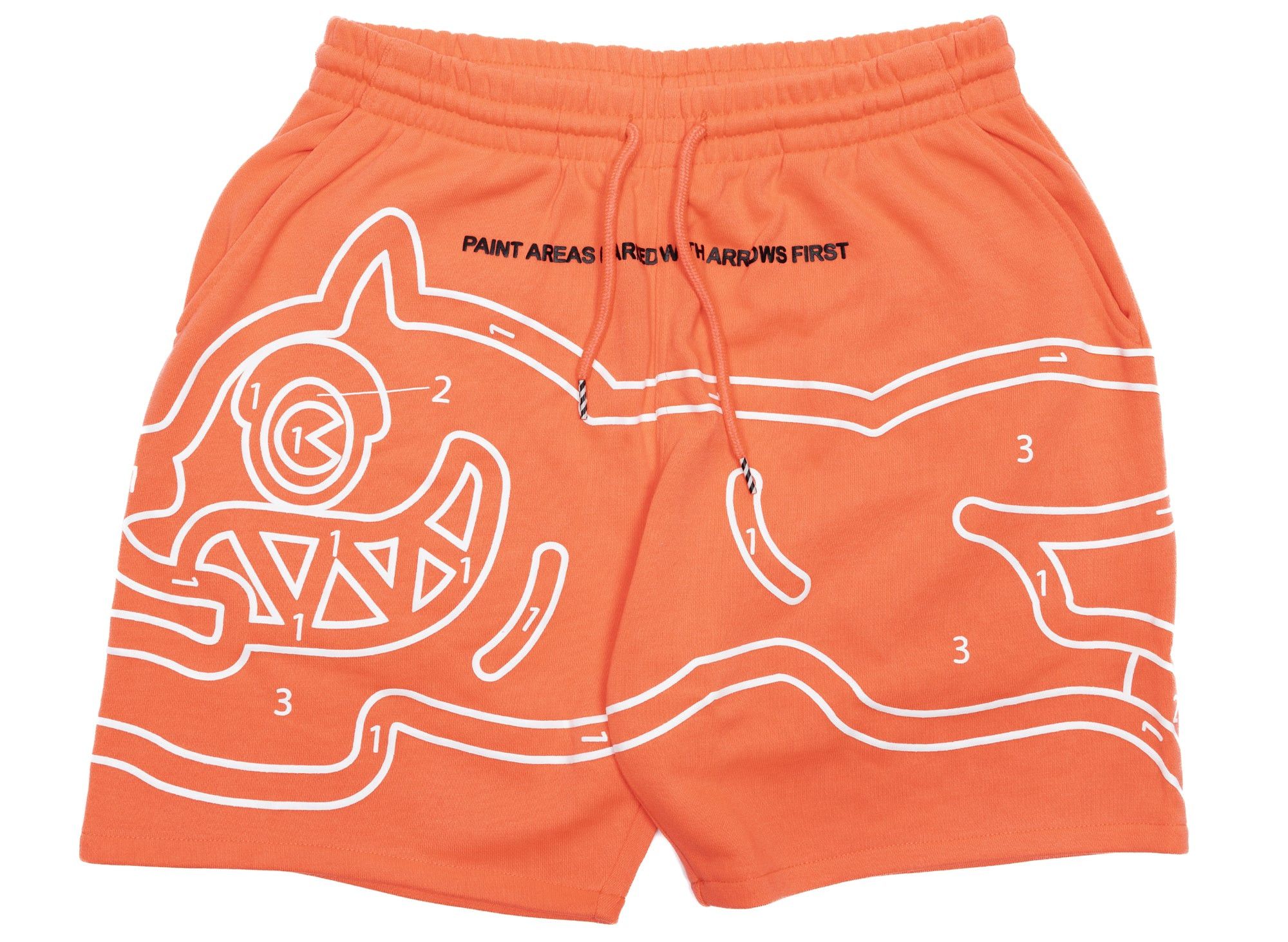 image of Icecream Over And Out Shorts in Orange, Men's (Size 36)