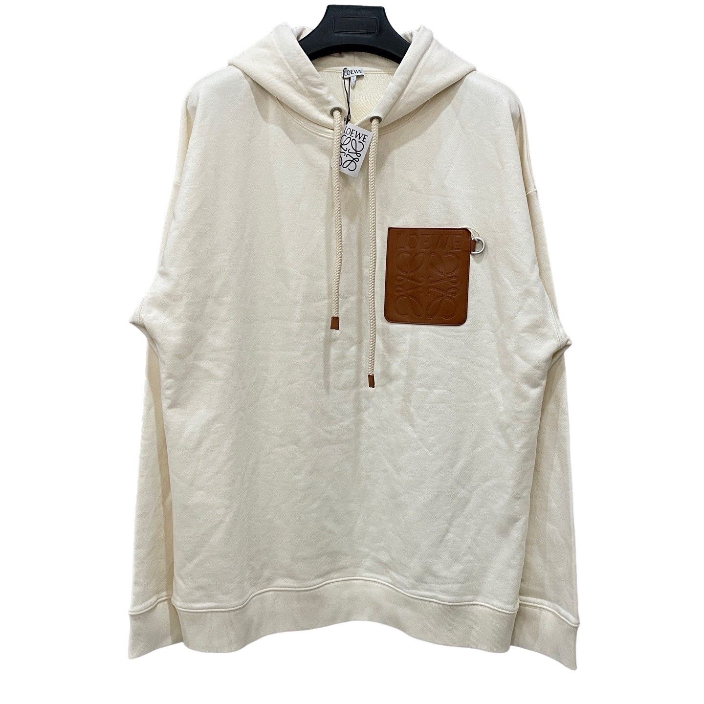 Loewe Loewe Leather Patch Logo Hoodie Size L Size US L / EU 52-54 / 3 - 1 Thumbnail