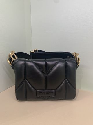 Miu Miu o1srvl11e0724 Size: OS / Bag in Black Size ONE SIZE - 1 Thumbnail