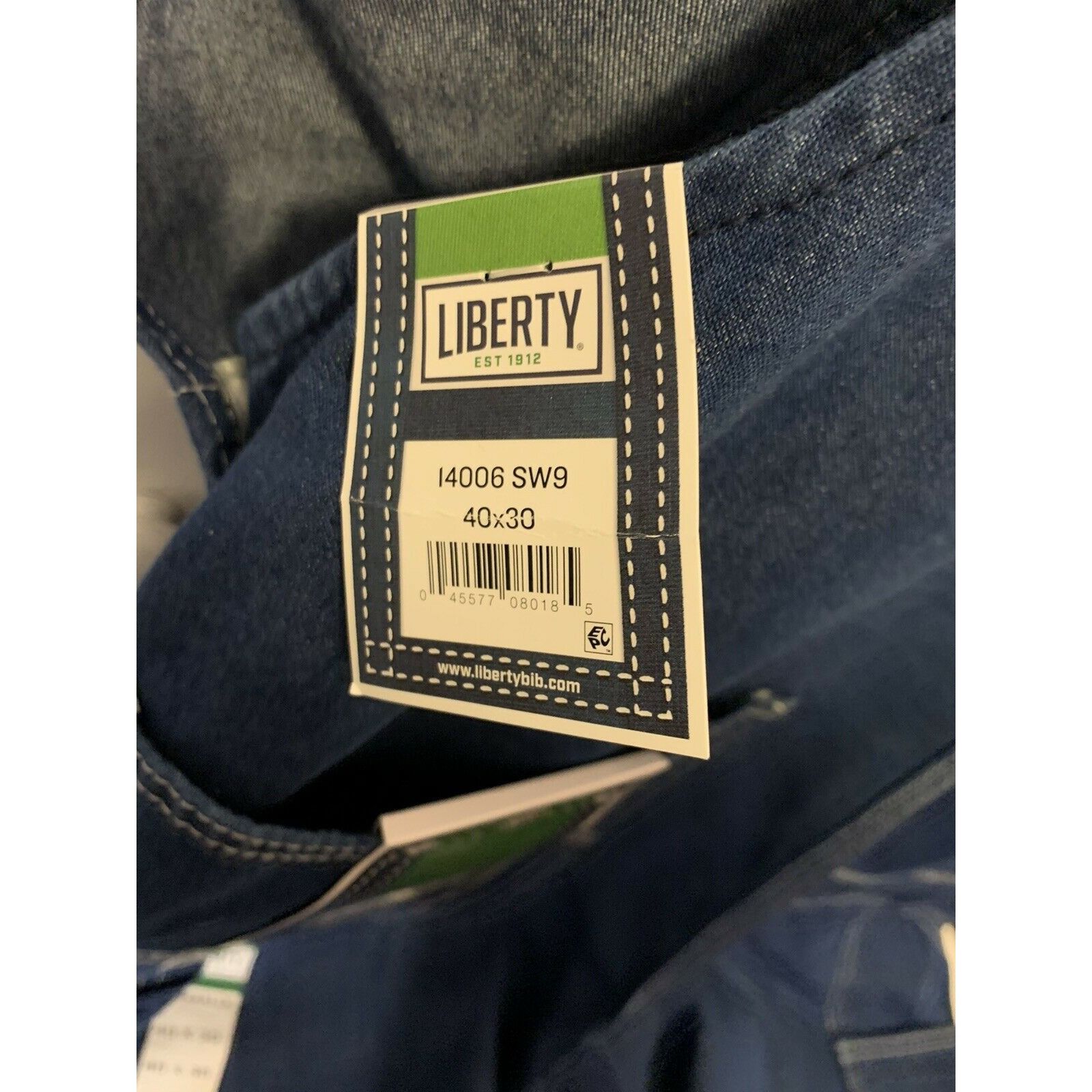 Liberty NEW LIBERTY Bib Overalls 40 X 30 Blue NWT Size US 40 / EU 56 - 1 Thumbnail