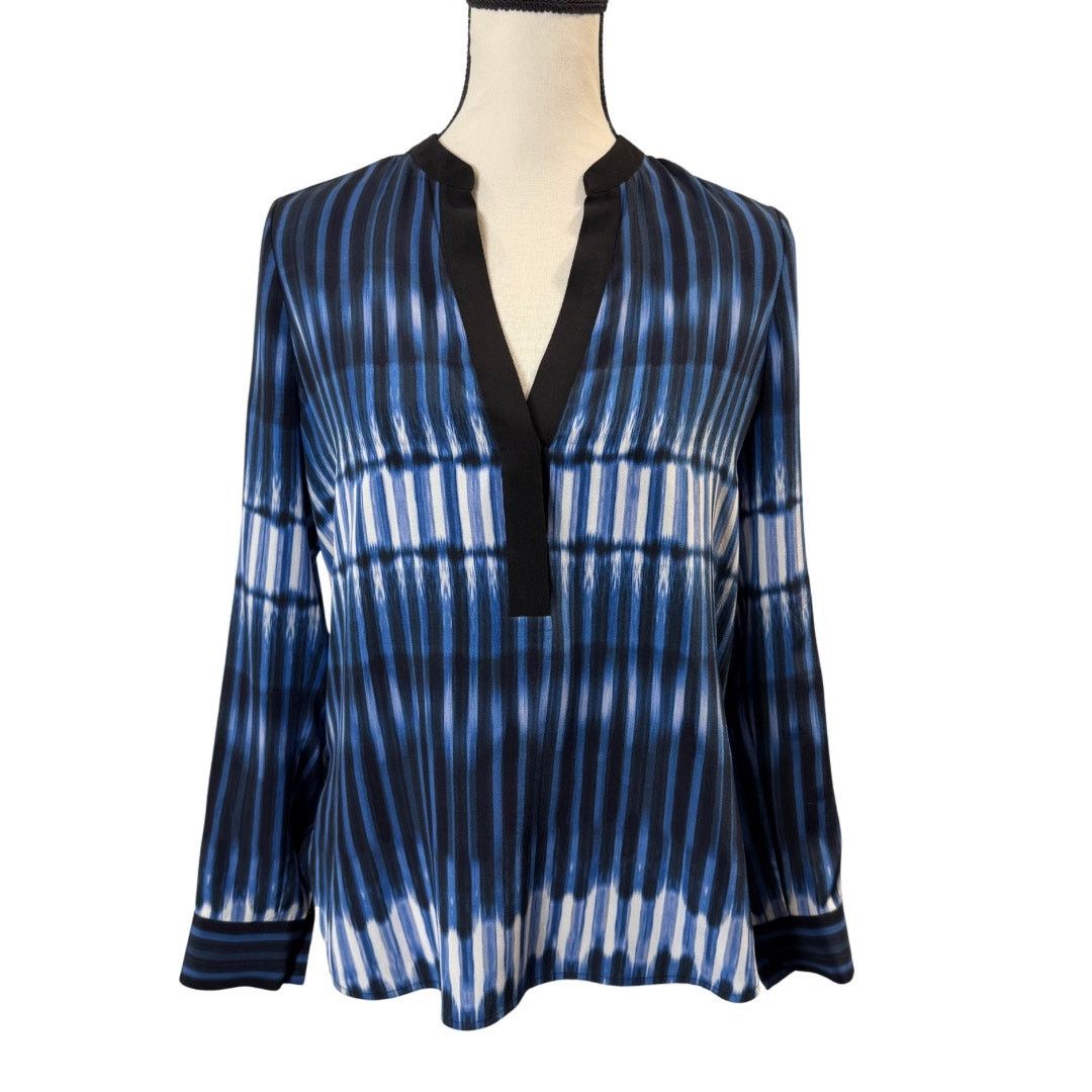 Vince Vince Women’s Striped Silk Blouse Size 4 Size S / US 4 / IT 40 - 1 Thumbnail