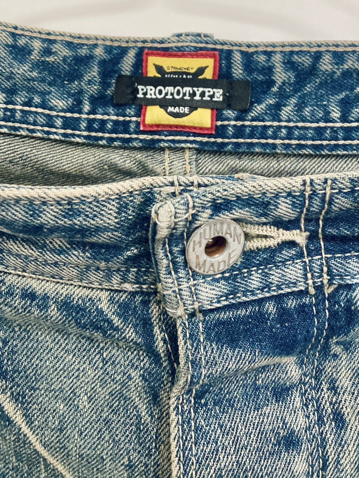 Girls Don't Cry × Human Made HUMAN MADE x Verdy GIRLS DON’T CRY PROTOTYPE DENIM JEANS Size US 28 / EU 44 - 14 Thumbnail