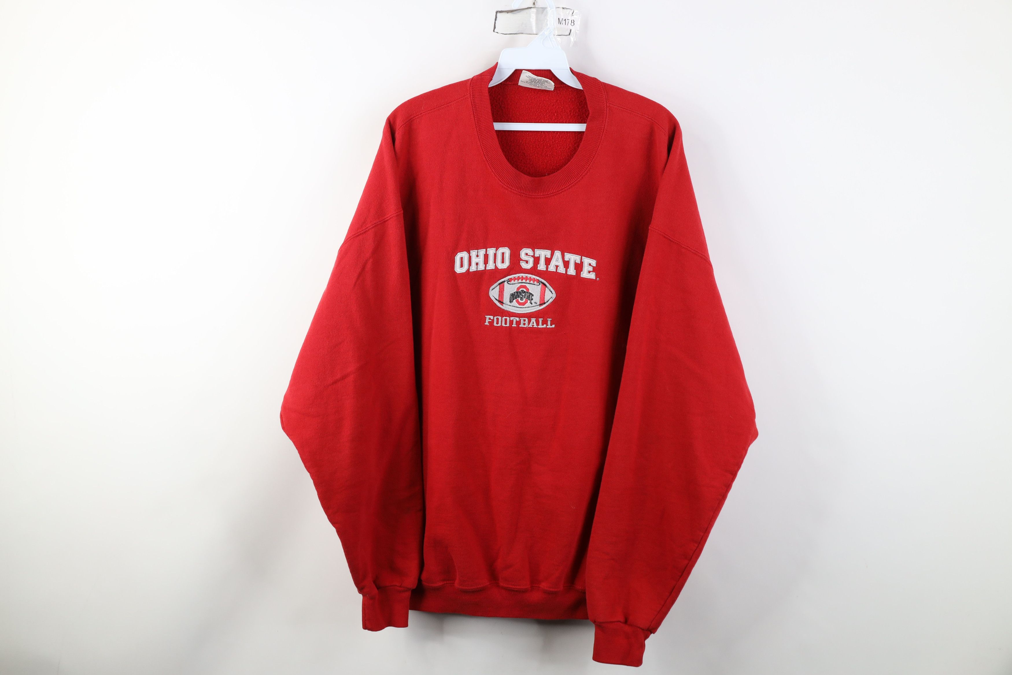 Vintage Vintage 90s Ohio State University Crewneck Sweatshirt Size US XL / EU 56 / 4 - 1 Thumbnail