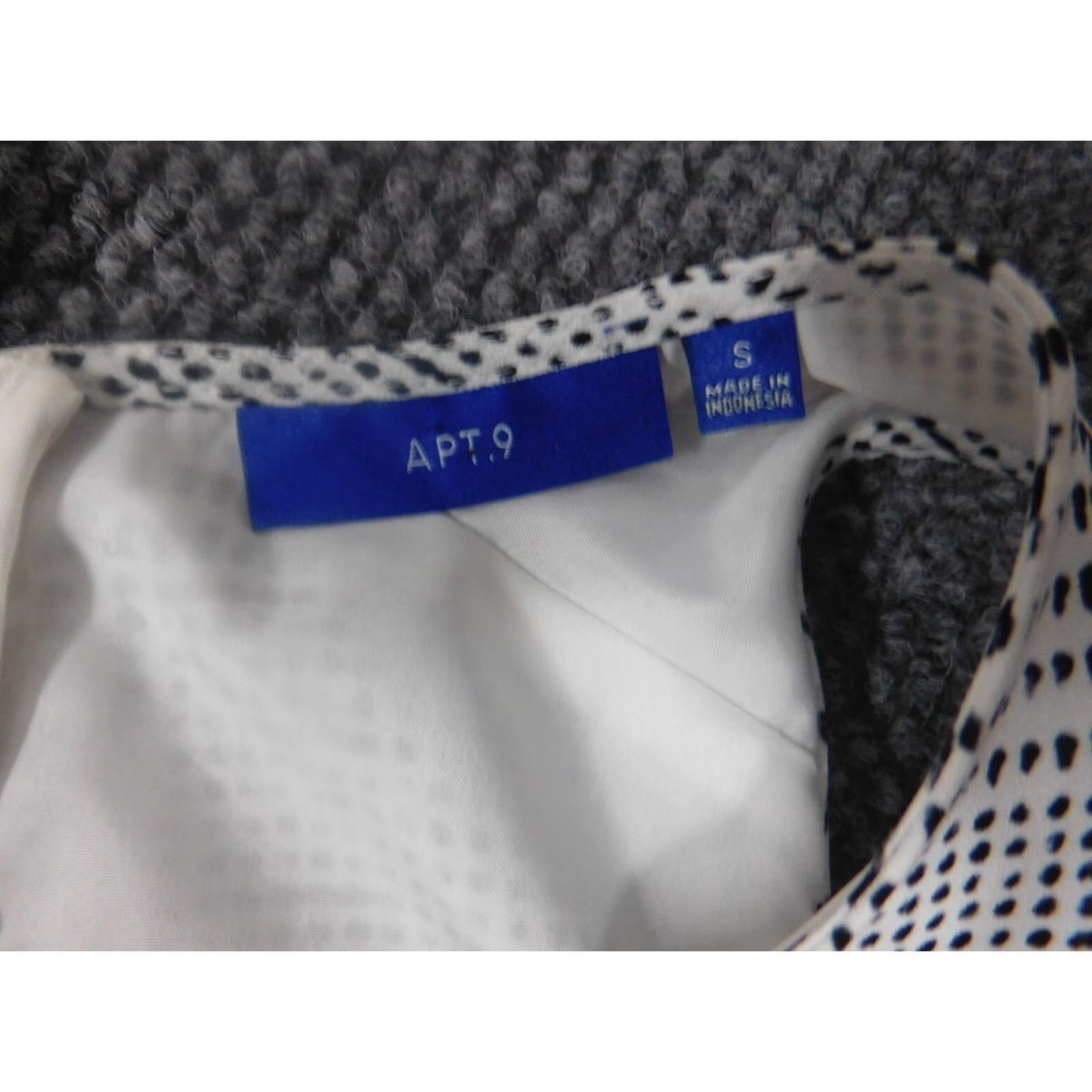 Apt. 9 Apr 9 Womens dress Small Gray A-line zip Dress Size S / US 4 / IT 40 - 6 Thumbnail