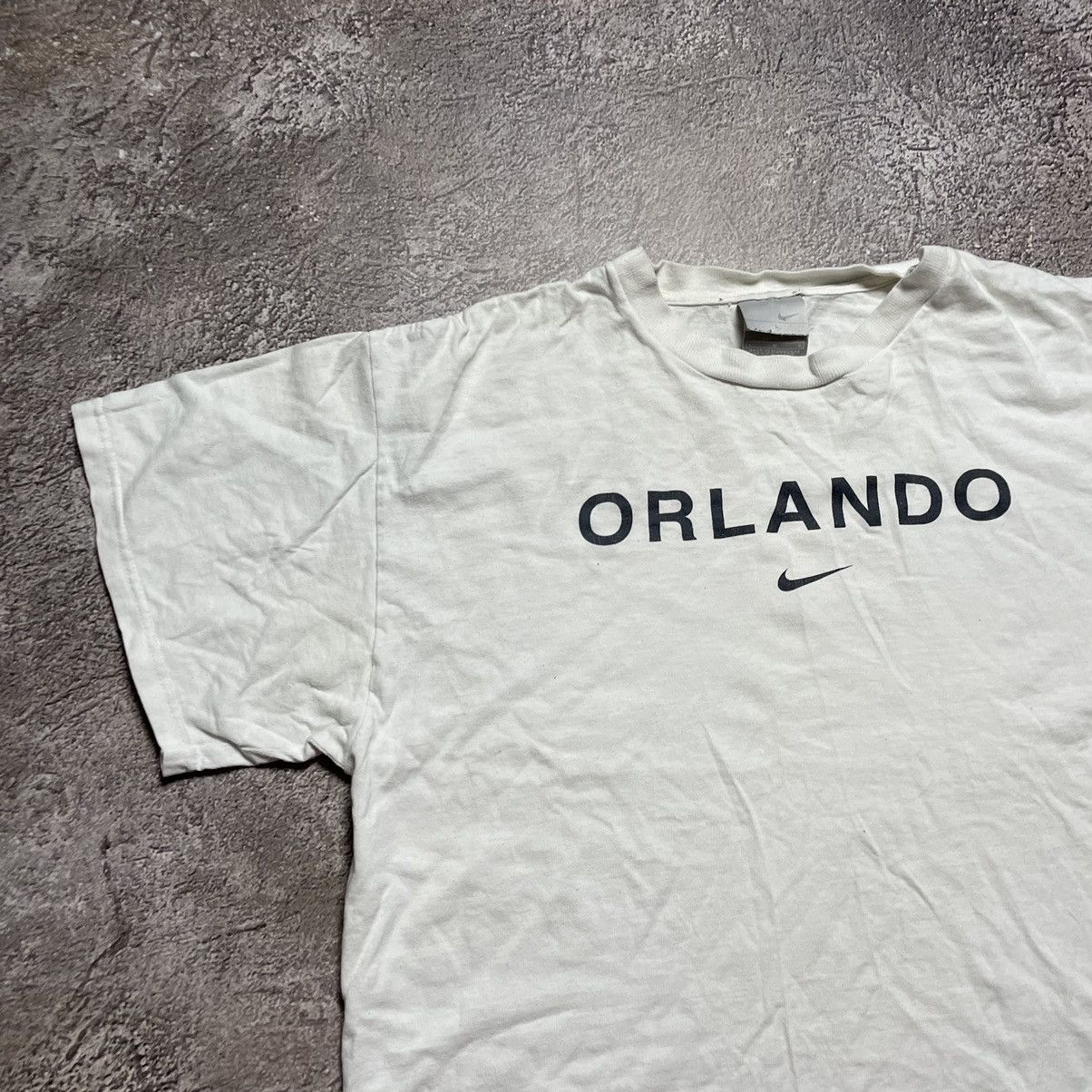 Vintage Vintage 90s Orlando Sun Faded Graphic Tee Cream Oversized L Size US L / EU 52-54 / 3 - 3 Thumbnail