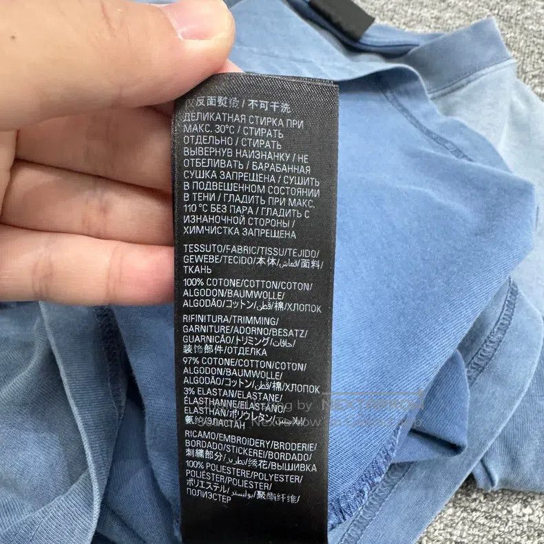 Balenciaga Balenciaga Embroidered Letter Gradient Printed Short Sleev Size US S / EU 44-46 / 1 - 4 Thumbnail