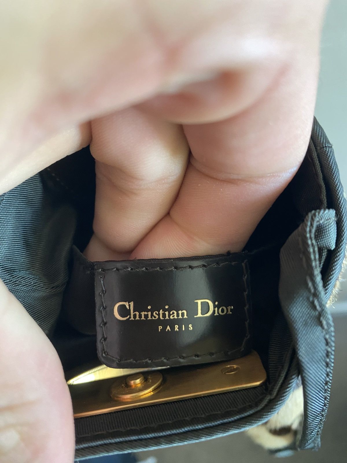 Christian Dior Monsieur Vintage Christian Dior Cow Hair Mini Crossbody Bag Size ONE SIZE - 10 Thumbnail