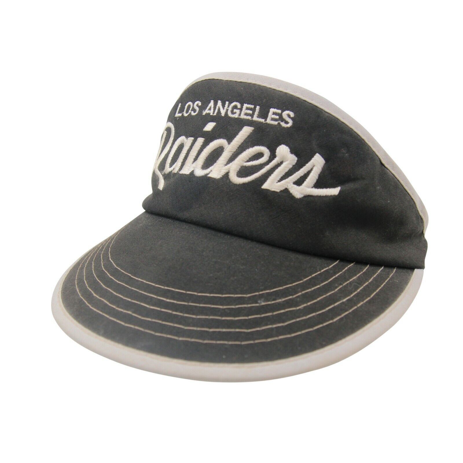 image of Oakland Raiders x Sports Specialties Vintage Sport Specialties Los Angeles Raiders Script Viser in 