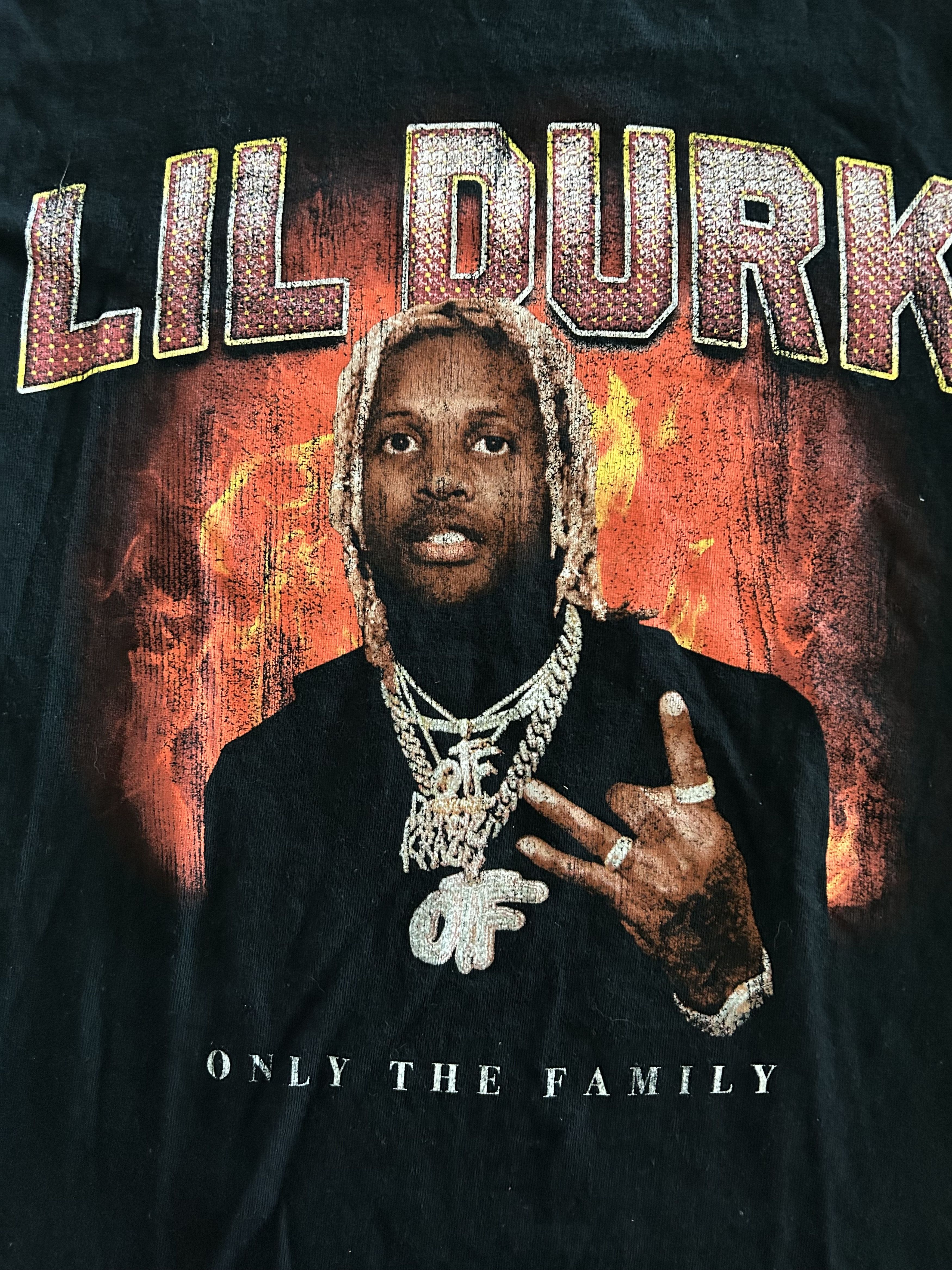 image of Archival Clothing x Young Thug 2020 Lil Durk Promo Shirt in Black, Men's (Size Small)