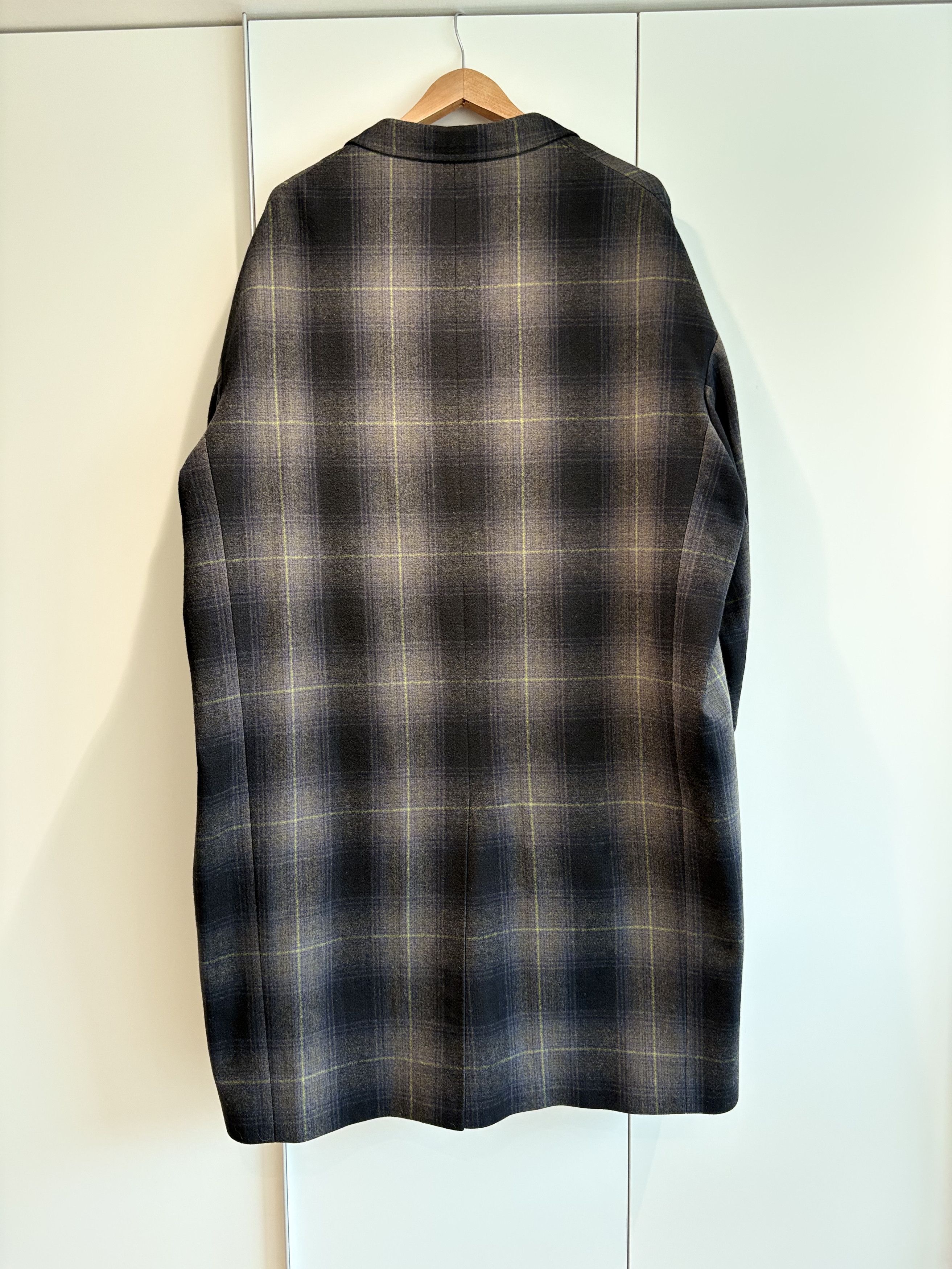 Lad Musician LAD MUSICIAN 17AW Melton Ombre Check Big Chester Coat - 46 Size US M / EU 48-50 / 2 - 5 Thumbnail