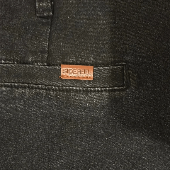 Other Sidepeel Women’s Black Capri Jeans Size 12-Stretch Pants Size 34" / US 12 / IT 48 - 3 Thumbnail