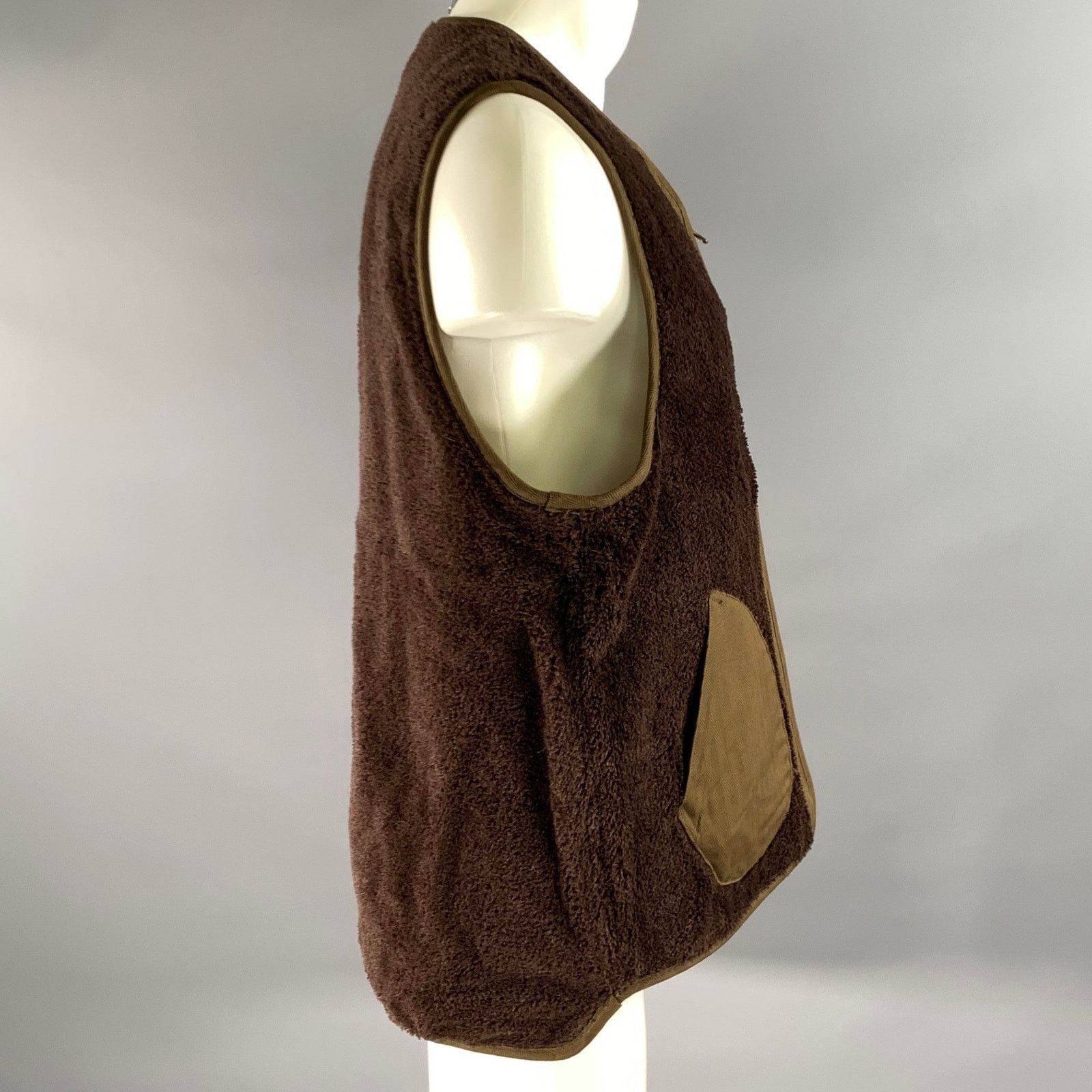 Visvim VISVIM Size M Olive Nylon Cotton Blend Reversible Vest Size US L / EU 52-54 / 3 - 6 Thumbnail