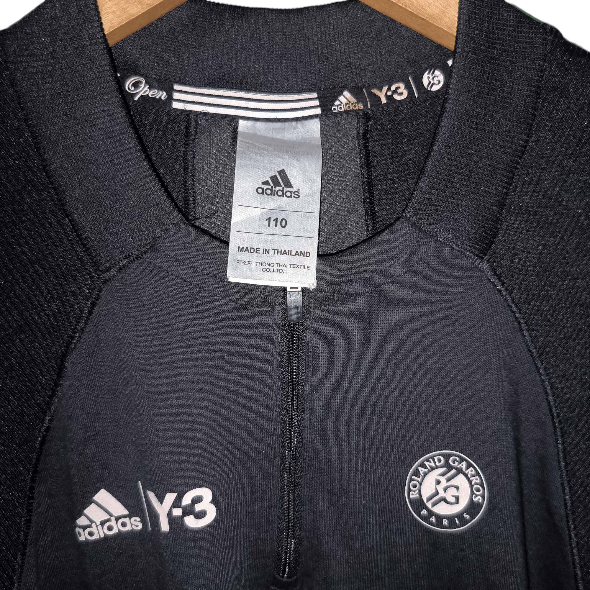 Adidas × Y-3 × Yohji Yamamoto Adidas Y-3 Roland Garros Paris Polo Jersey Size US L / EU 52-54 / 3 - 3 Thumbnail
